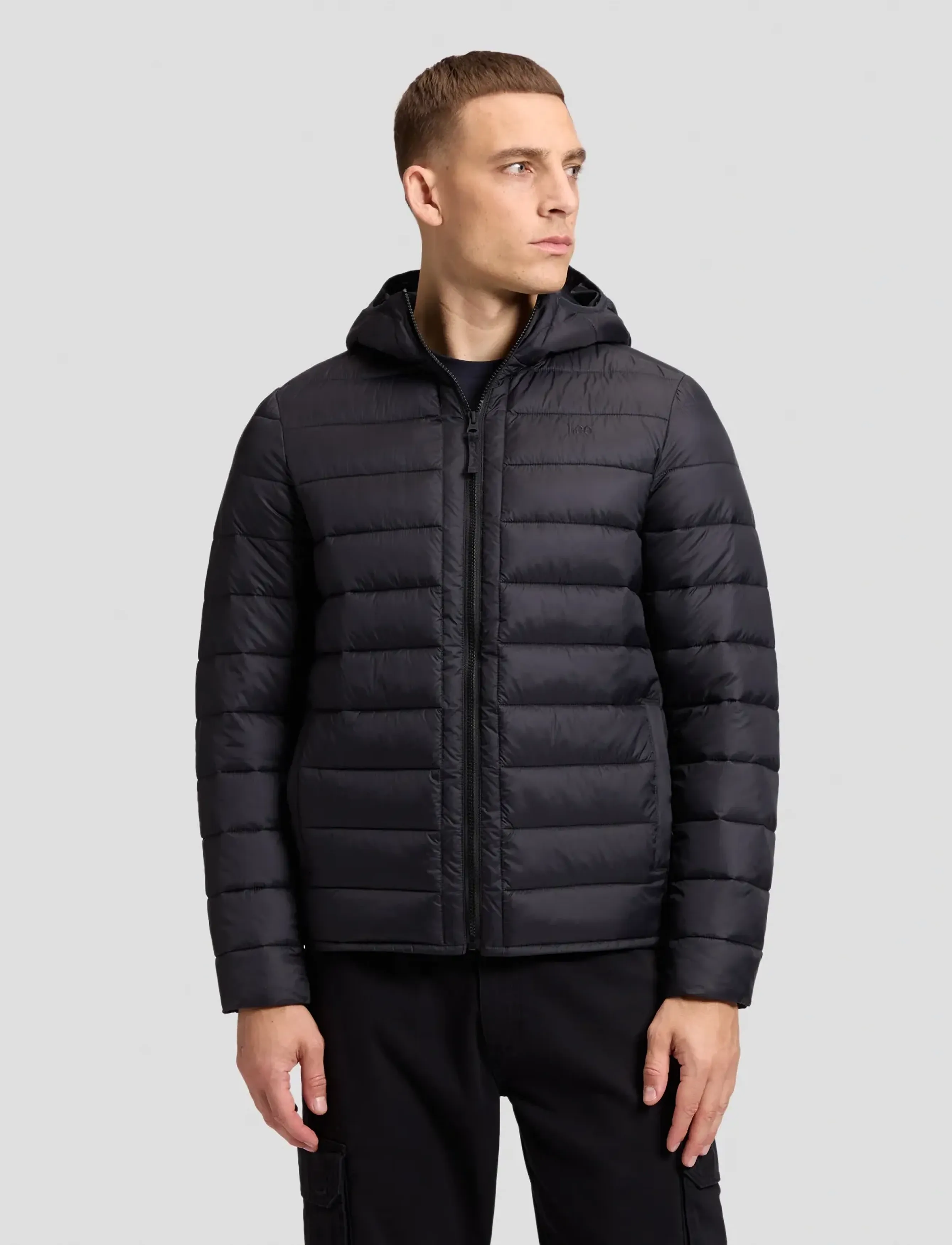 Lee Jeans PUFFER JACKET - Jackets - BLACK / black