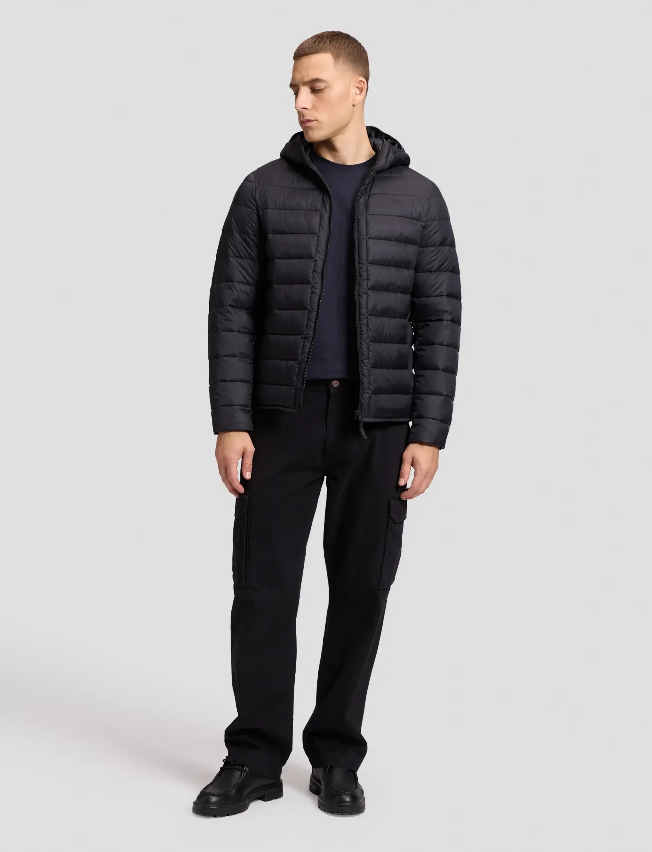 Lee Jeans - PUFFER JACKET - spring jackets - black - 3