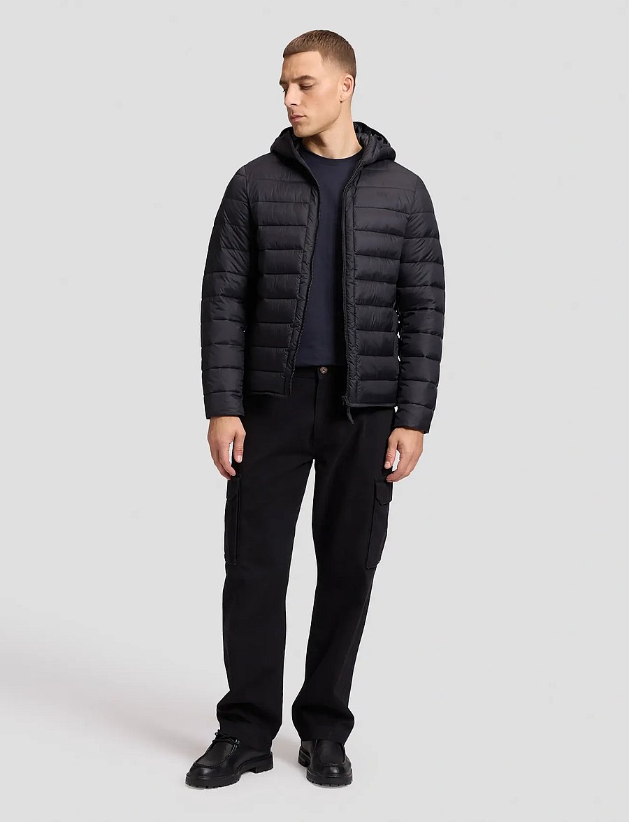Lee Jeans - PUFFER JACKET - spring jackets - black - 3