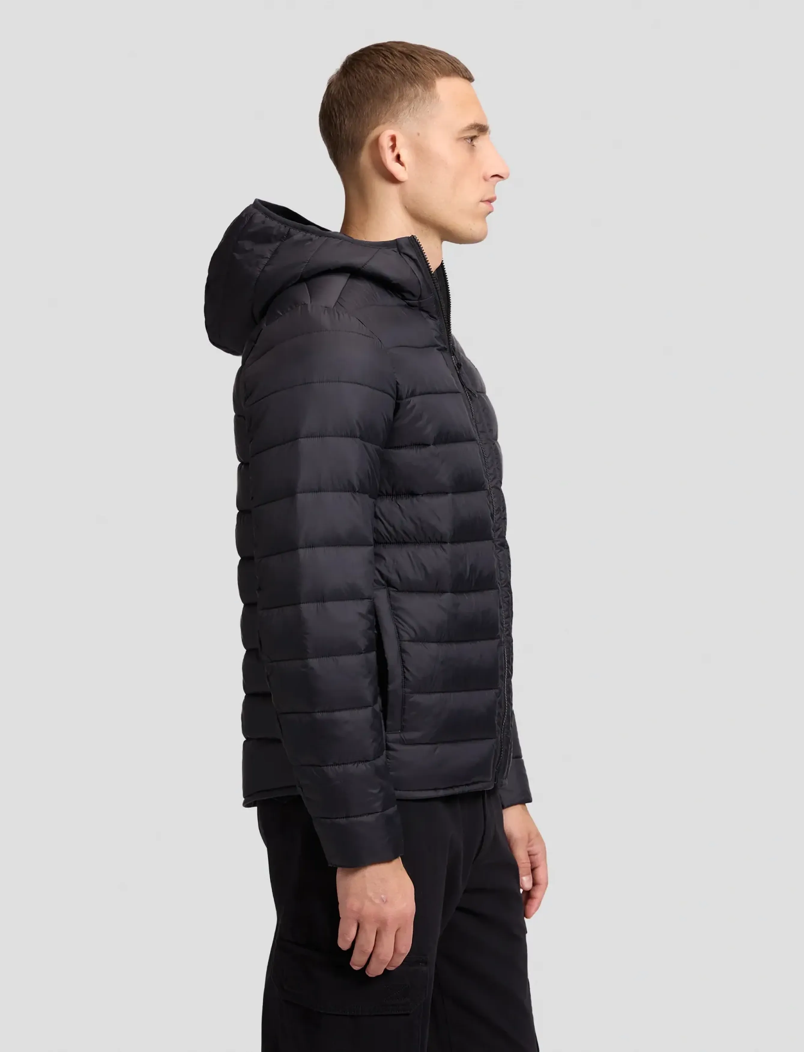 Lee Jeans - PUFFER JACKET - spring jackets - black - 4