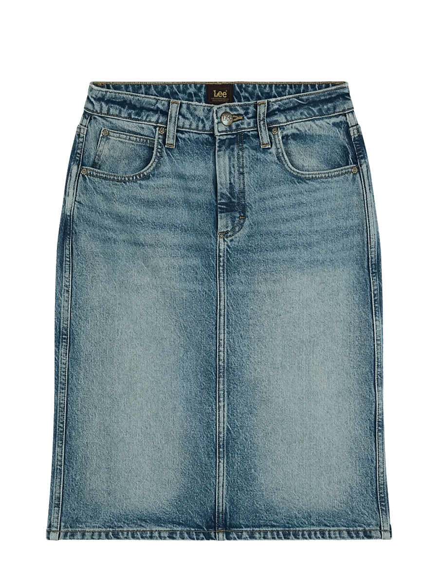 Lee Jeans - MIDI SKIRT - teksaseelikud - eye spy - 1