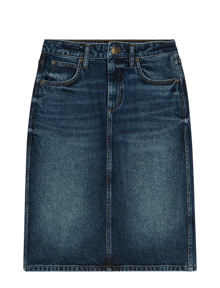 Lee Jeans - MIDI SKIRT - jeanskjolar - flash blue - 1