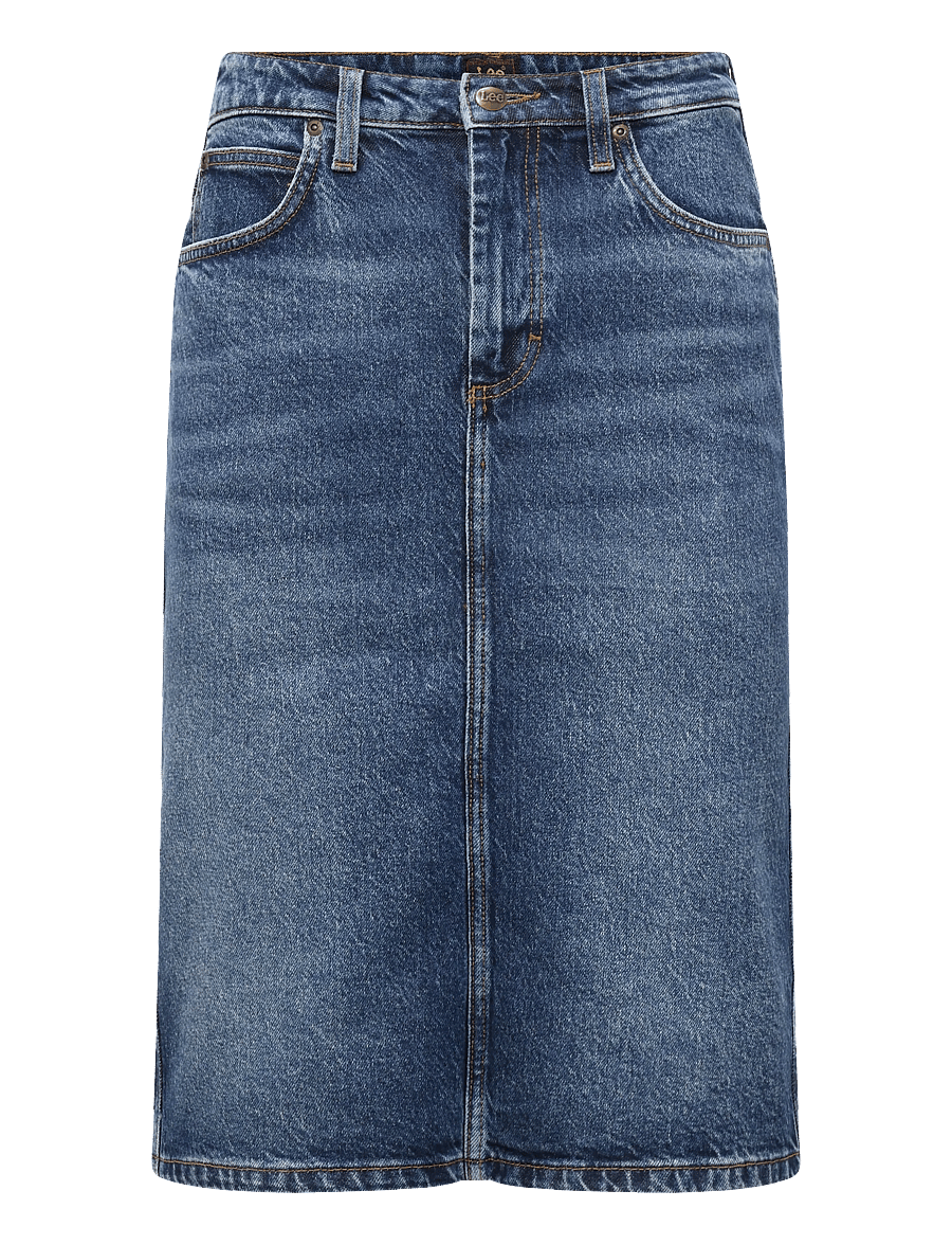 Lee Jeans - MIDI SKIRT - jeanskjolar - flash blue - 1