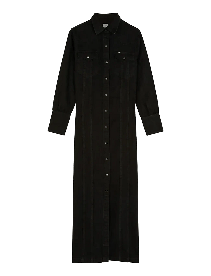 Lee Jeans - SHAPED WESTERN DRESS - hemdkleider - dark volume - 1
