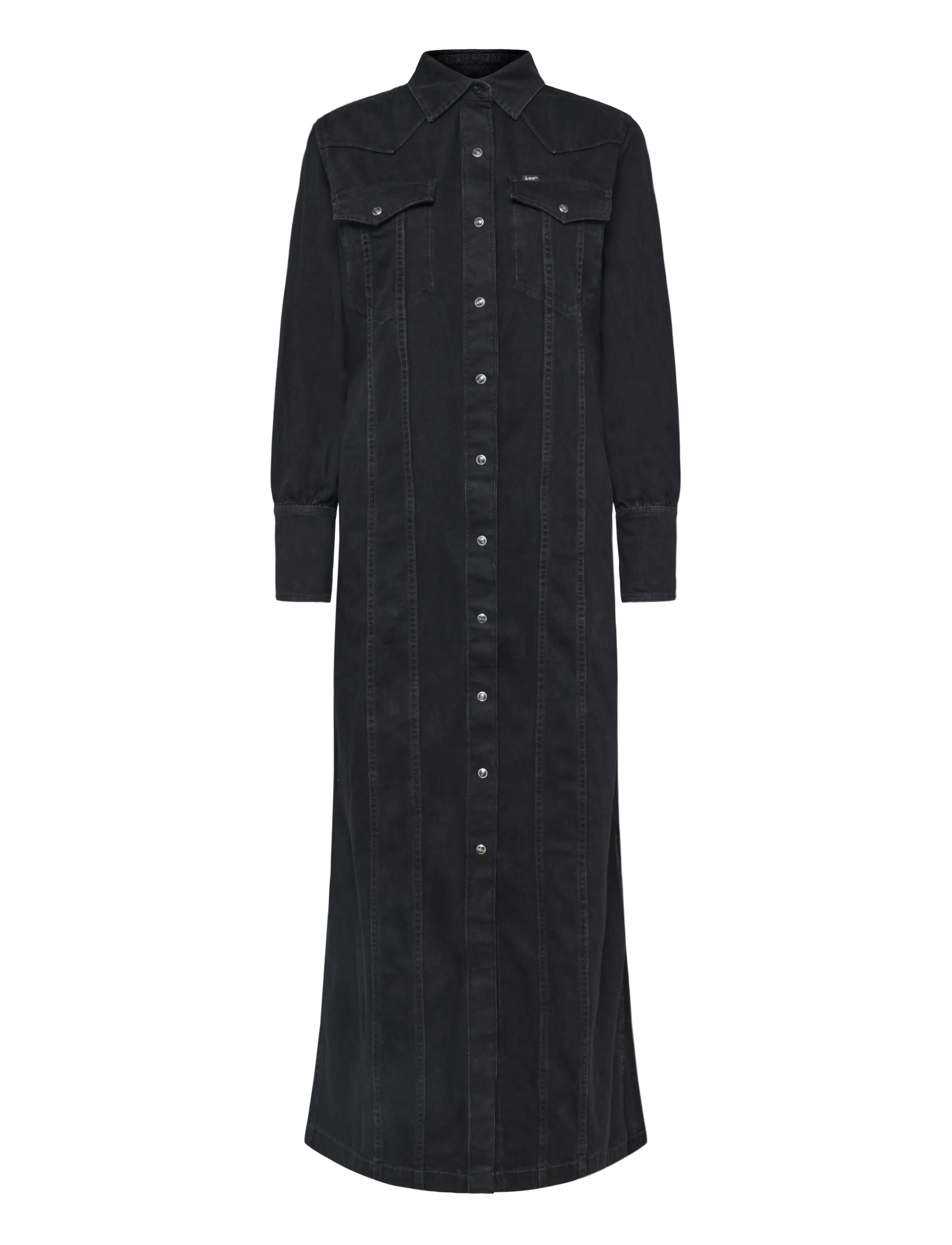 Lee Jeans - SHAPED WESTERN DRESS - hemdkleider - dark volume - 1
