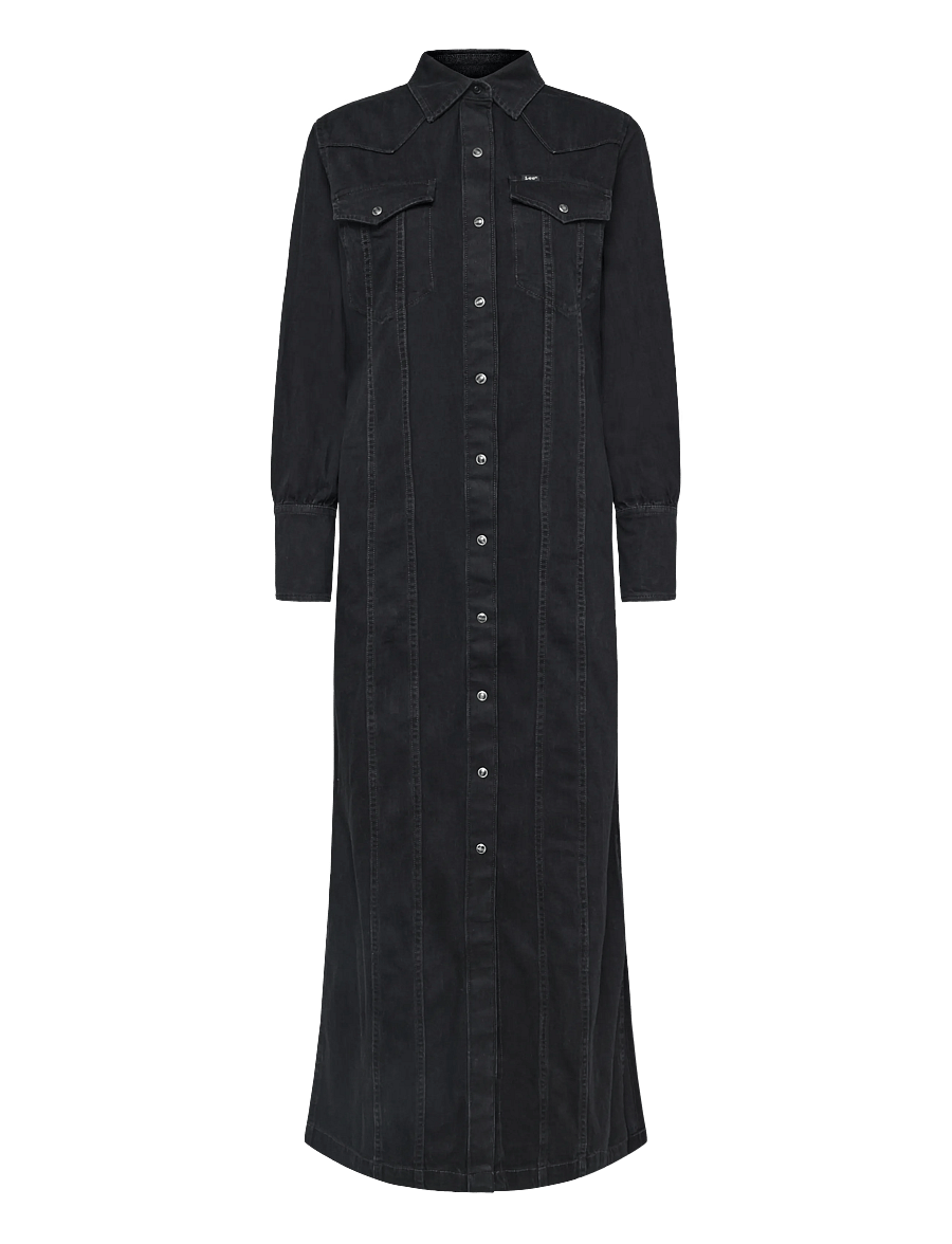 Lee Jeans - SHAPED WESTERN DRESS - hemdkleider - dark volume - 1