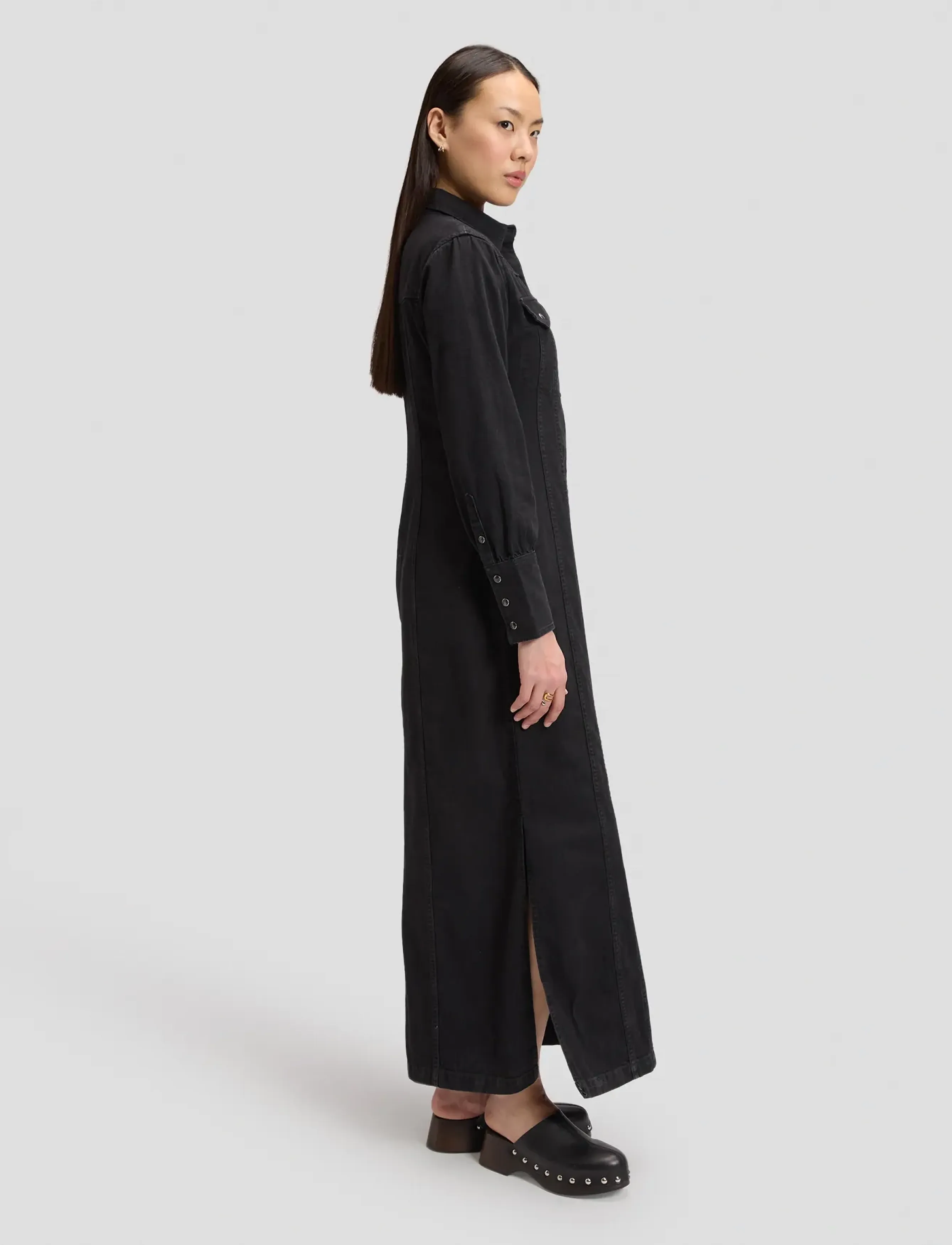 Lee Jeans - SHAPED WESTERN DRESS - hemdkleider - dark volume - 3