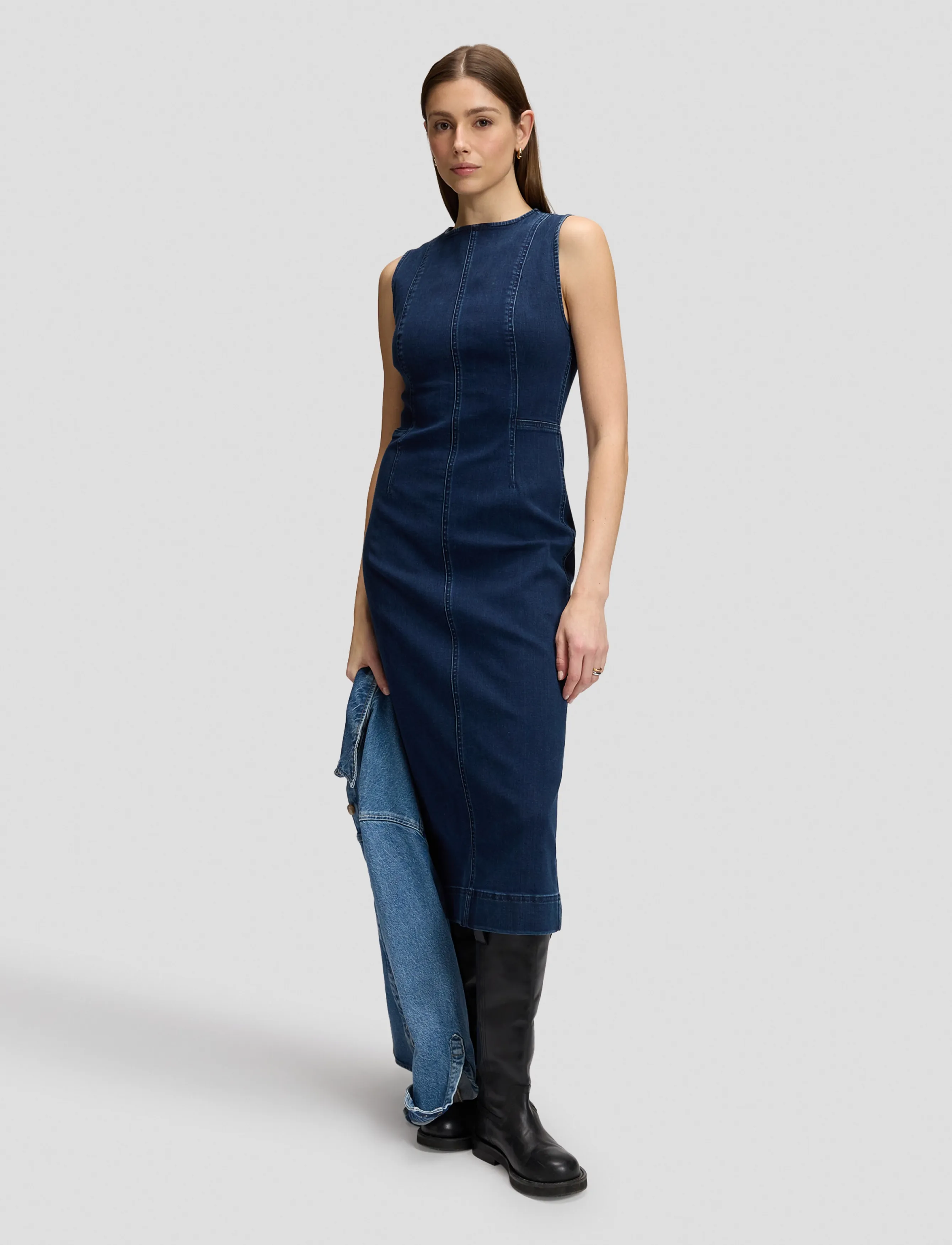 Lee Jeans - SHAPED LONG DRESS - lee hearts - 2