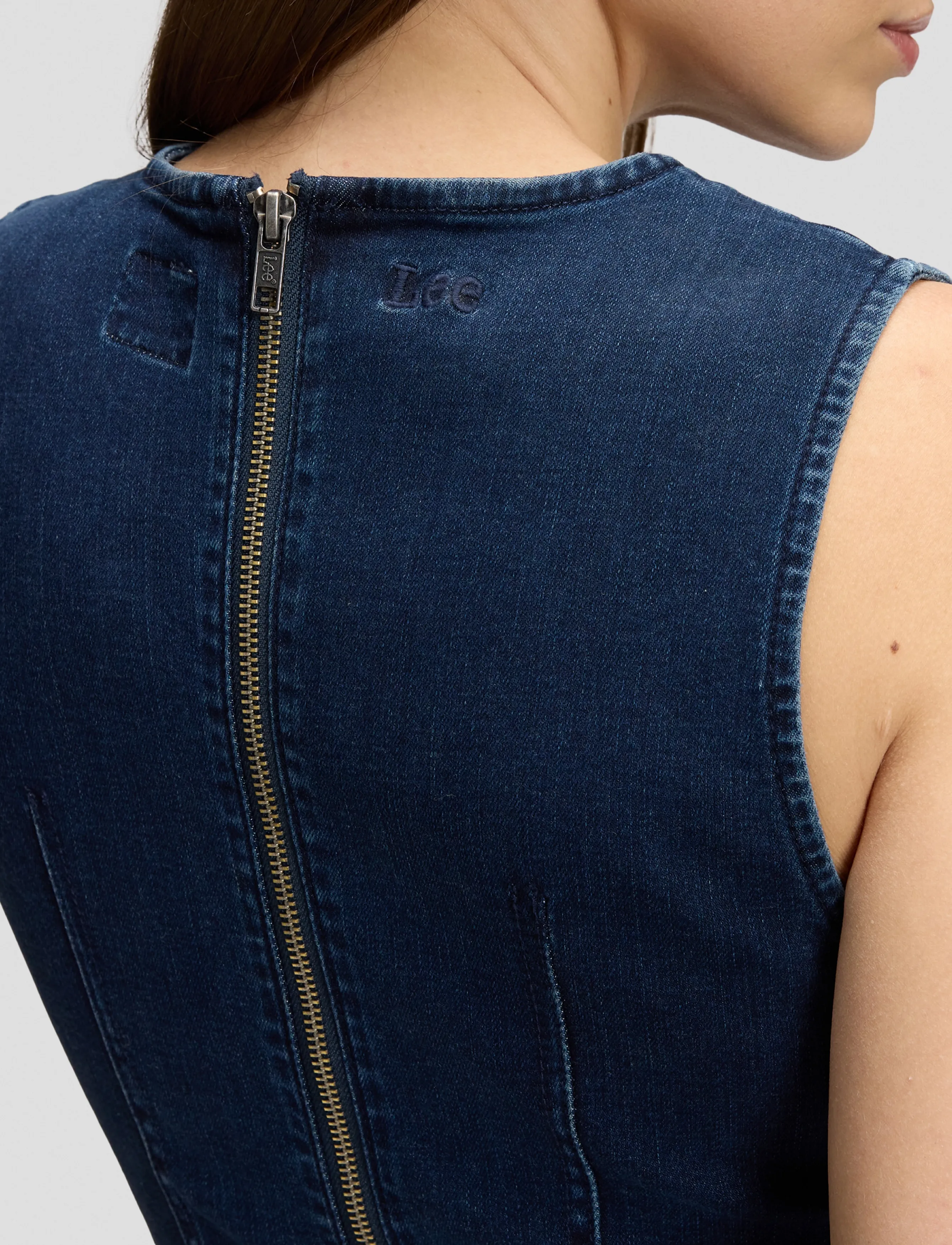 Lee Jeans Shaped Long Dress midiklänningar dam – bild 6