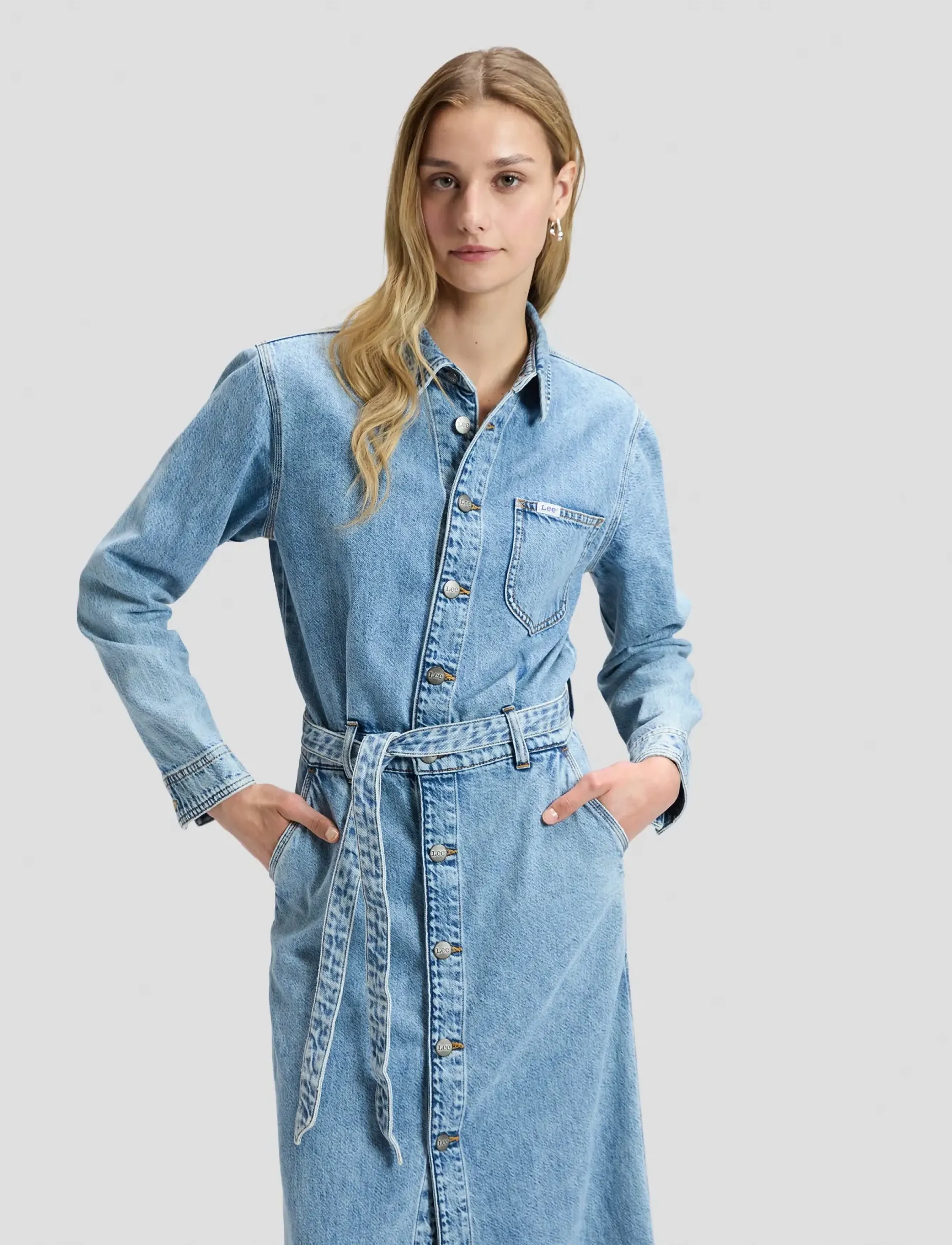 Lee Jeans - BOILER DRESS - skjortekjoler - all day - 2