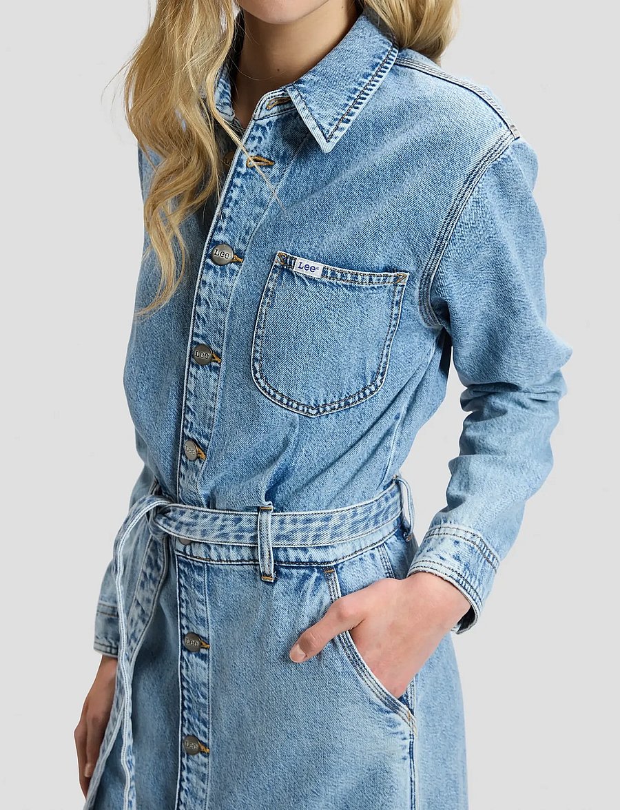 Lee Jeans - BOILER DRESS - skjortekjoler - all day - 5