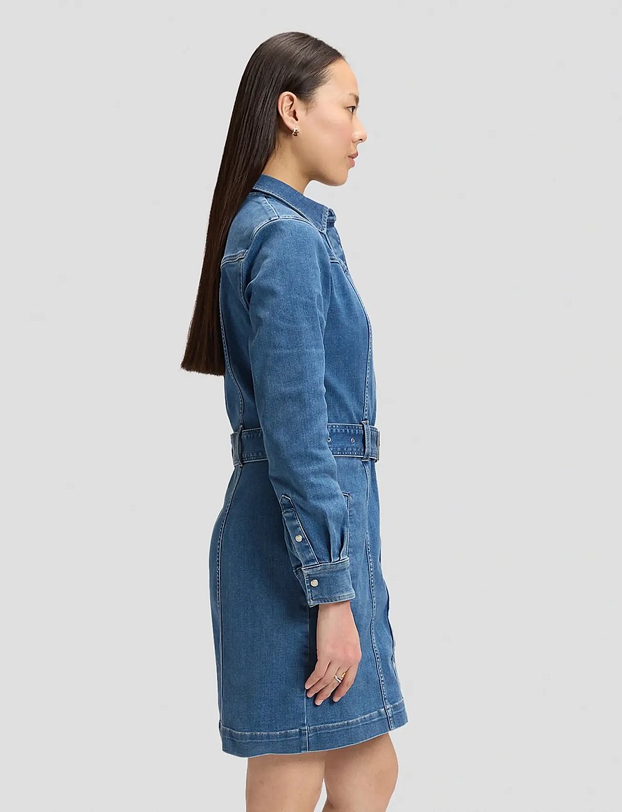 Lee Jeans - LS FITTED DRESS - hemdkleider - west end - 4