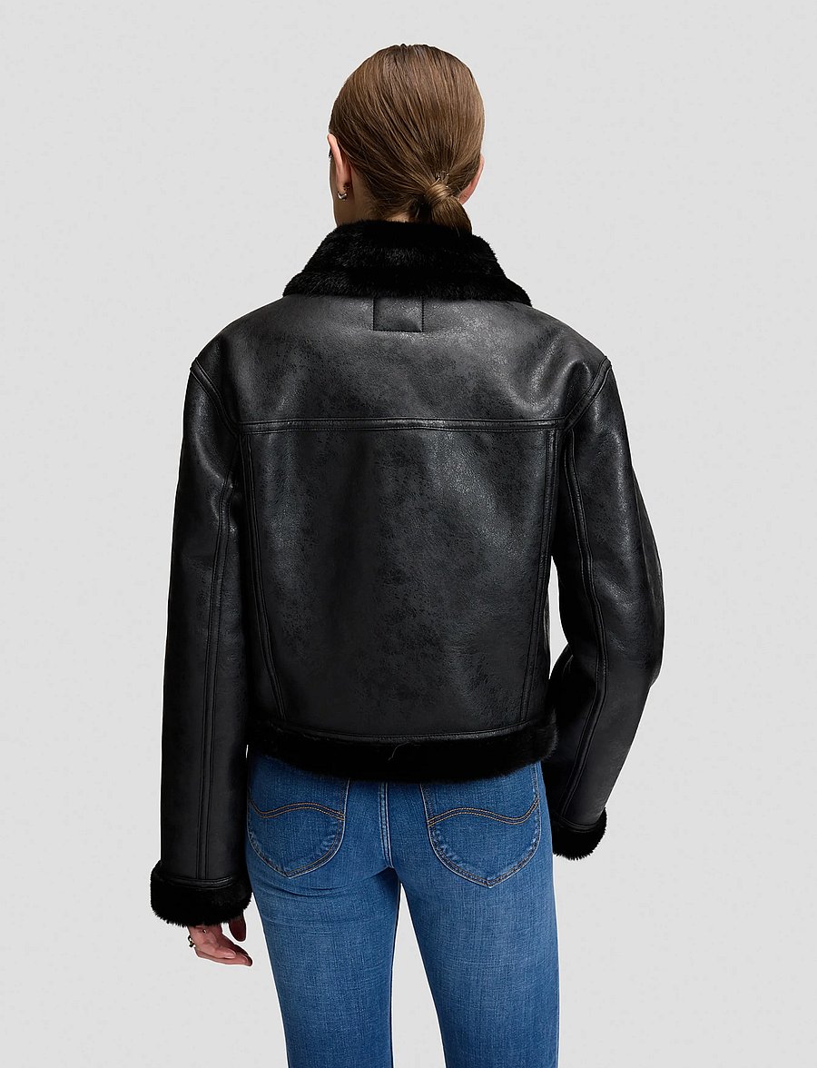 Lee Jeans - AVIATOR JKT - black - 3