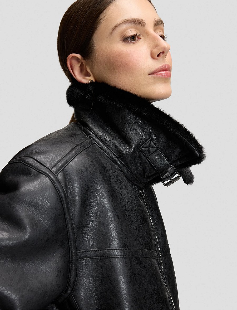 Lee Jeans - AVIATOR JKT - black - 5