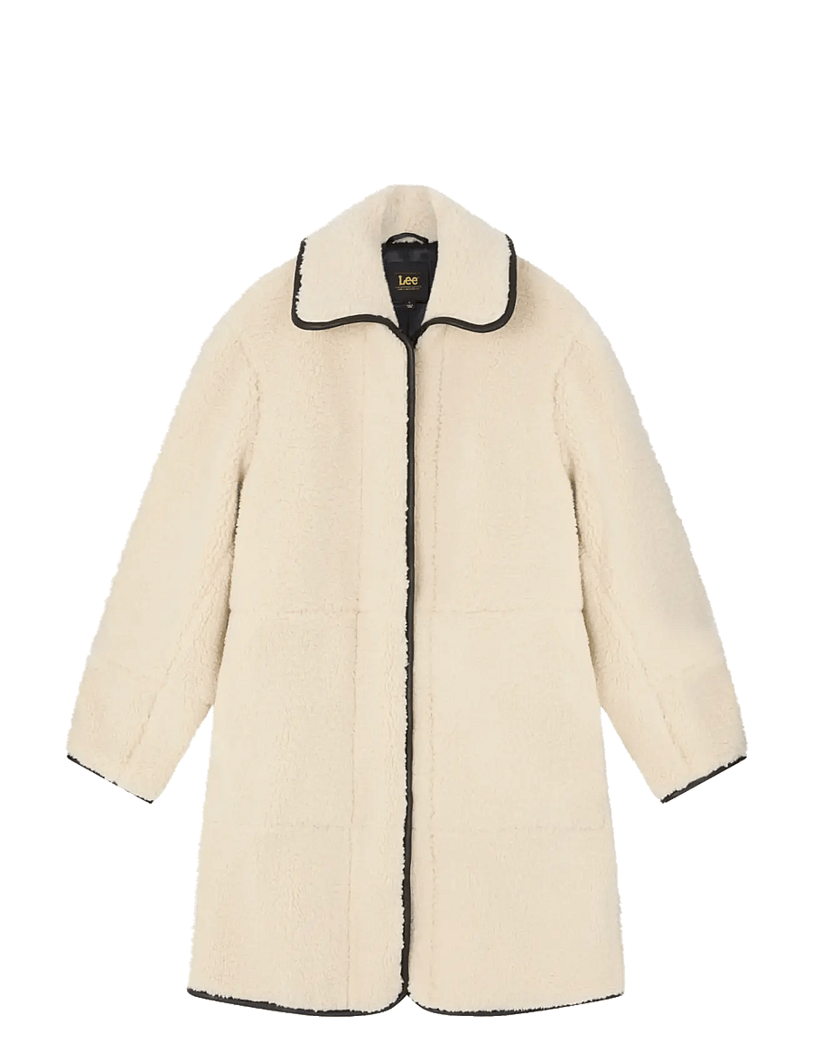 Lee Jeans - TEDDY COAT - warm ecru - 1