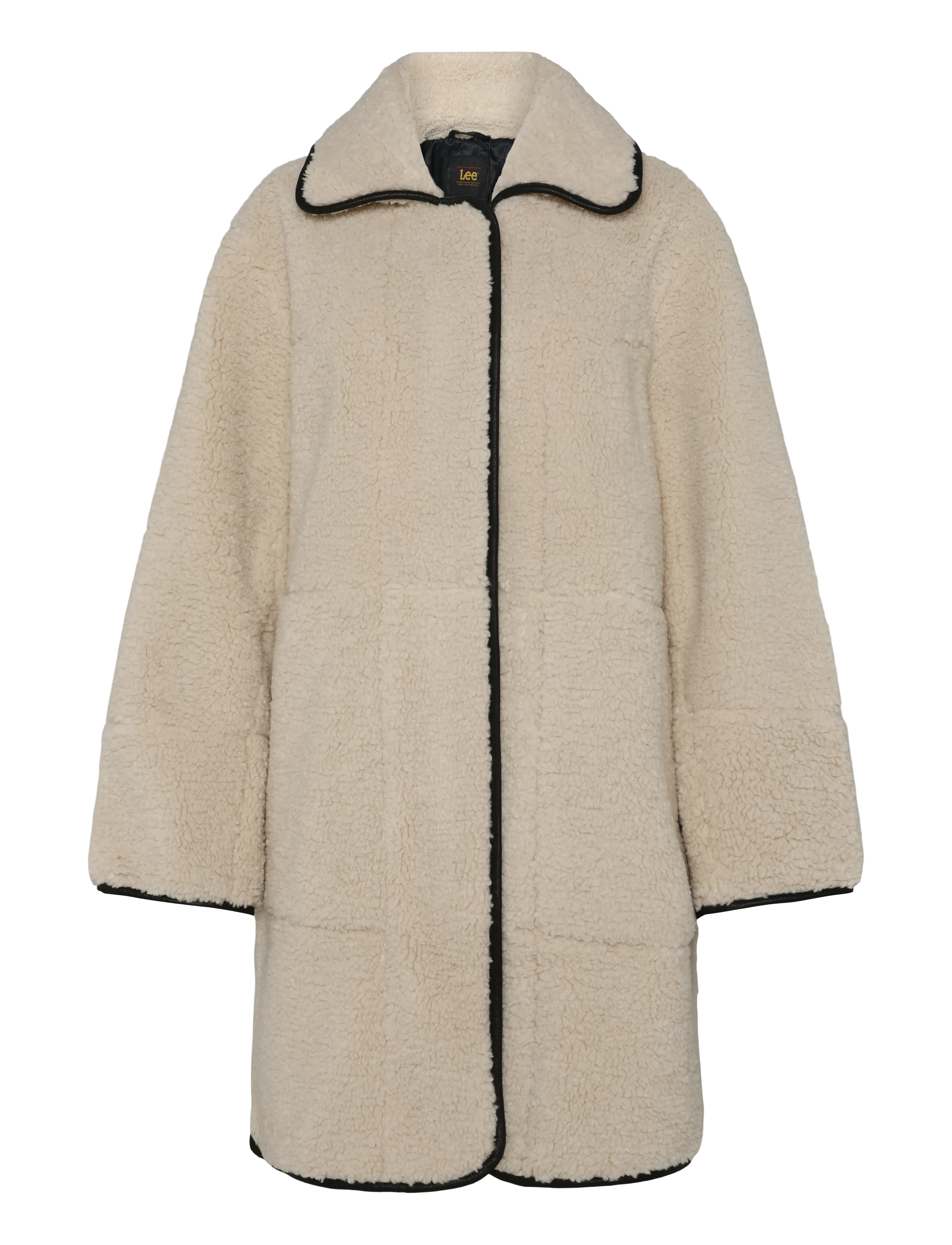 Lee Jeans - TEDDY COAT - fuskpäls - warm ecru - 1