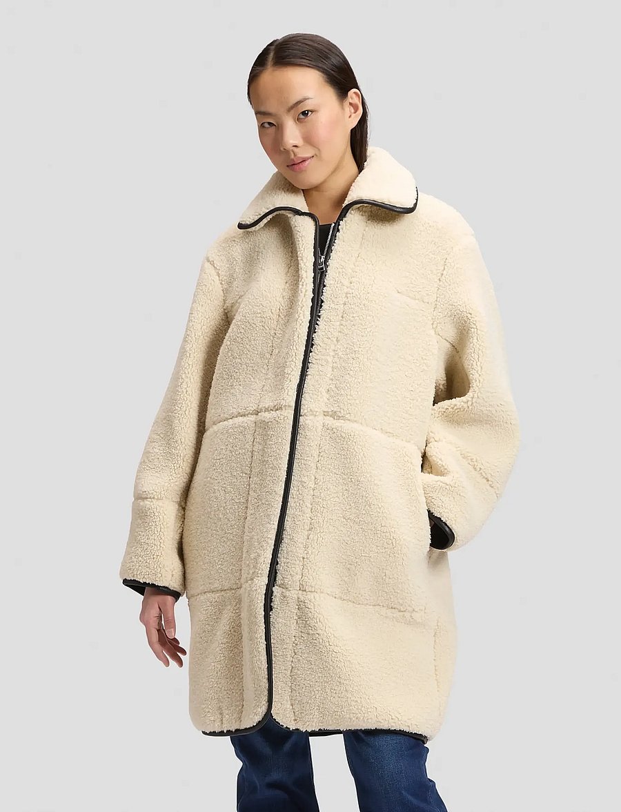 Lee Jeans - TEDDY COAT - warm ecru - 0