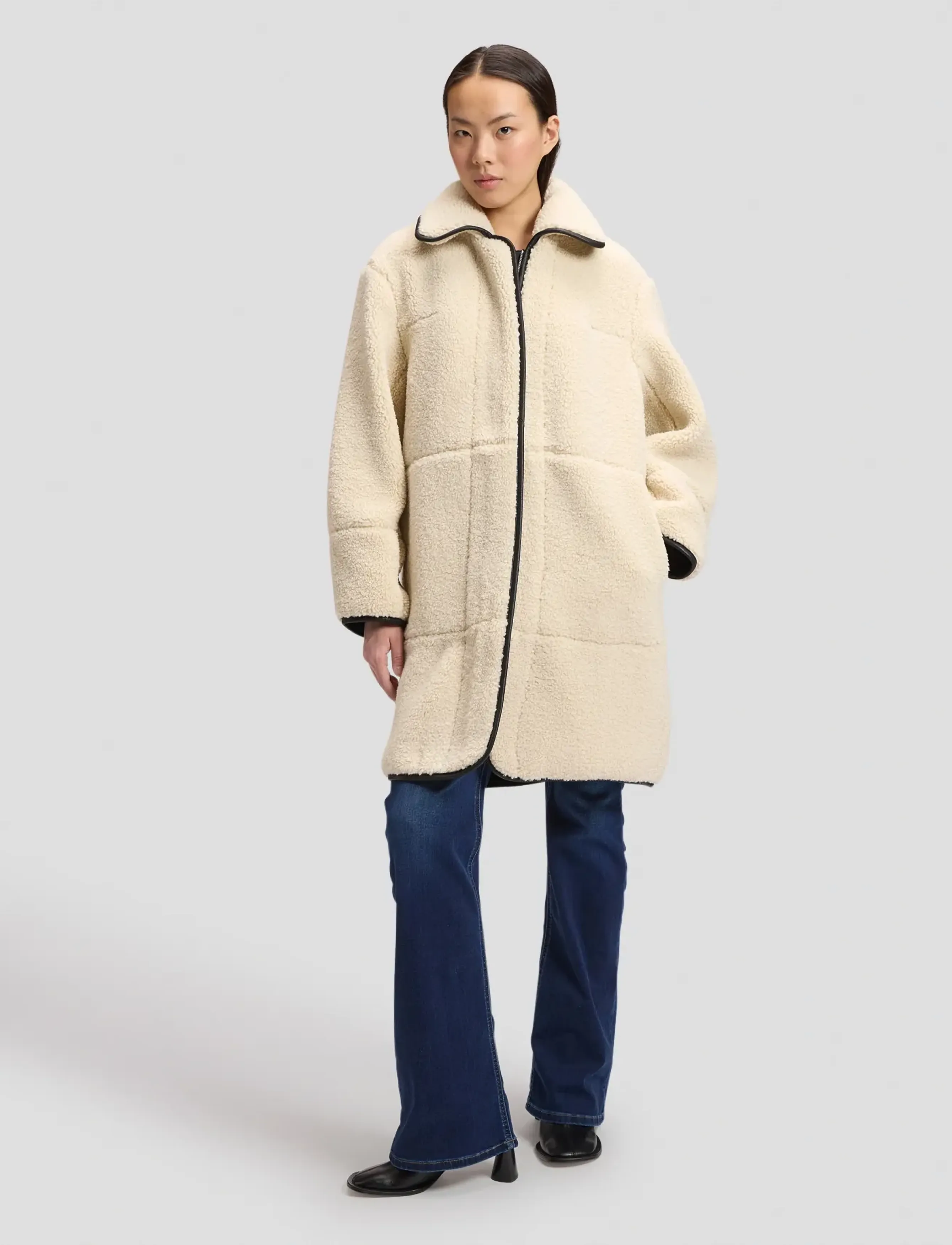 Lee Jeans - TEDDY COAT - warm ecru - 3