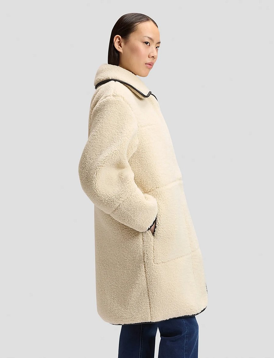 Lee Jeans - TEDDY COAT - warm ecru - 4