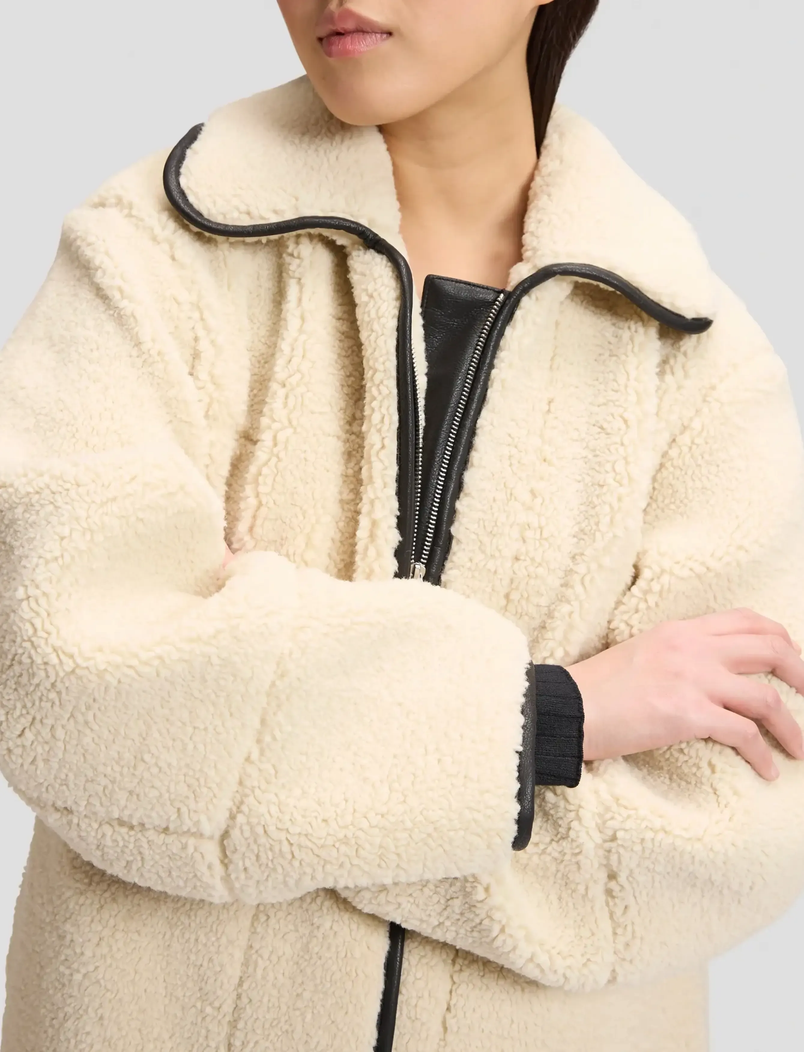 Lee Jeans - TEDDY COAT - warm ecru - 5