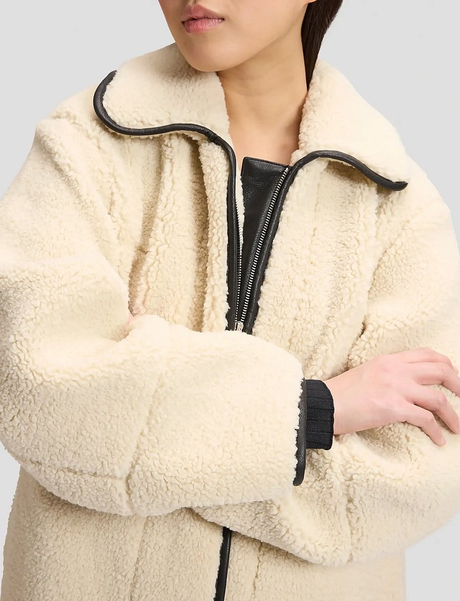 Lee Jeans - TEDDY COAT - warm ecru - 5