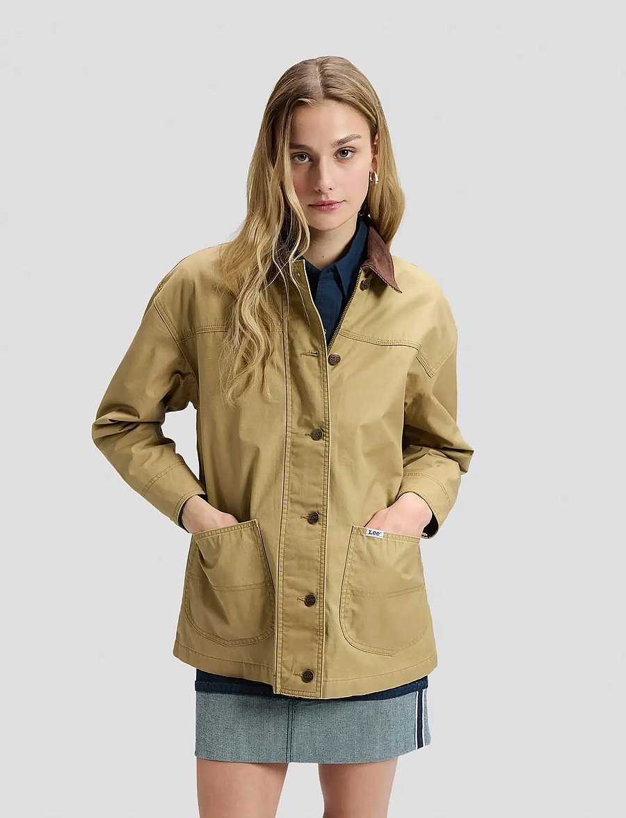 Lee Jeans - CHORE FIELD JACKET - khaki - 0