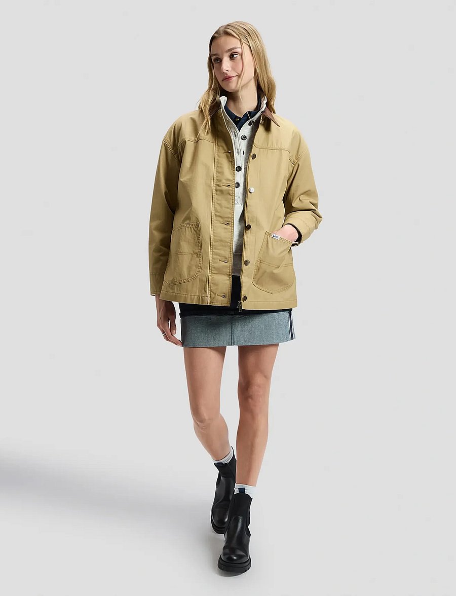 Lee Jeans - CHORE FIELD JACKET - khaki - 2