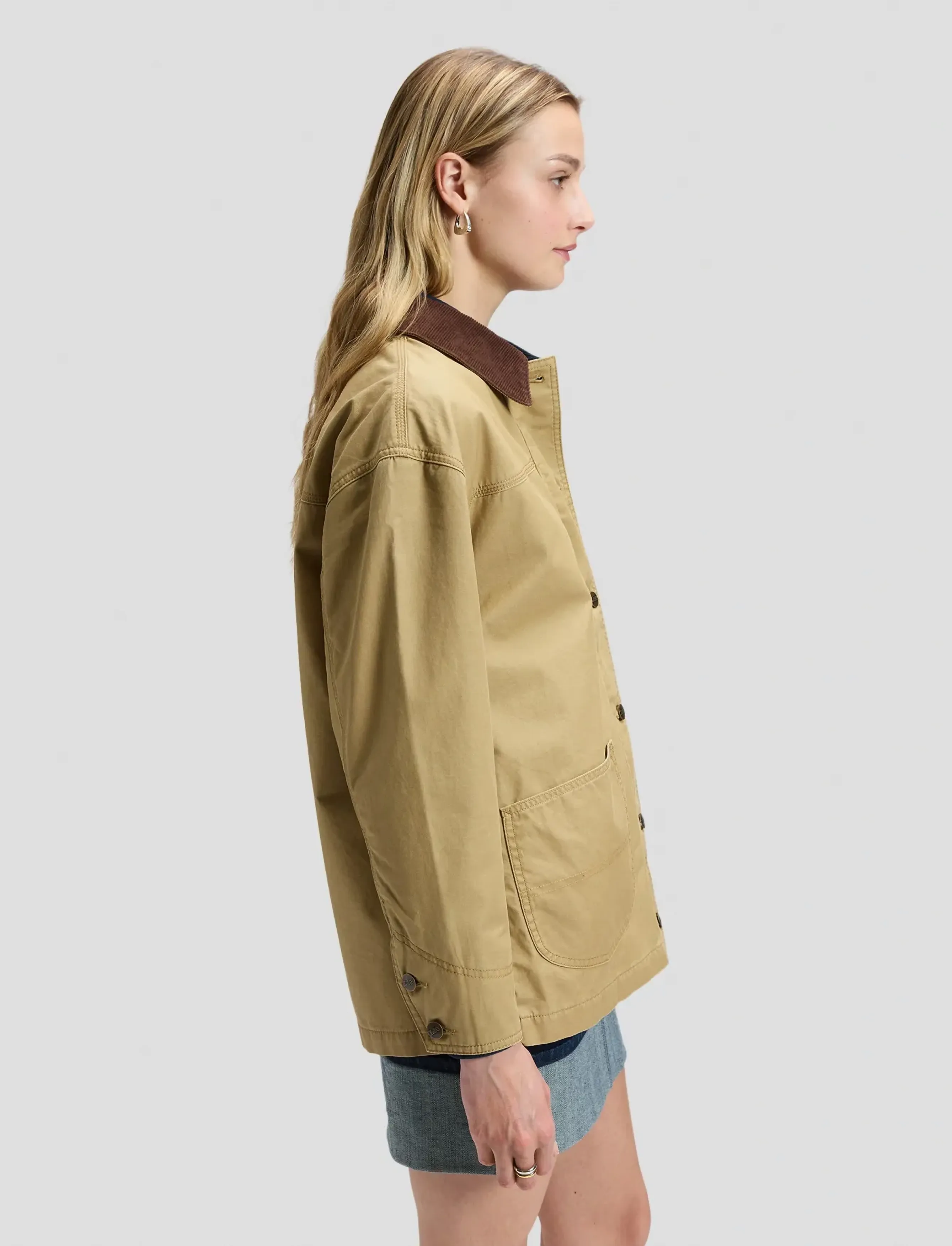 Lee Jeans - CHORE FIELD JACKET - khaki - 4