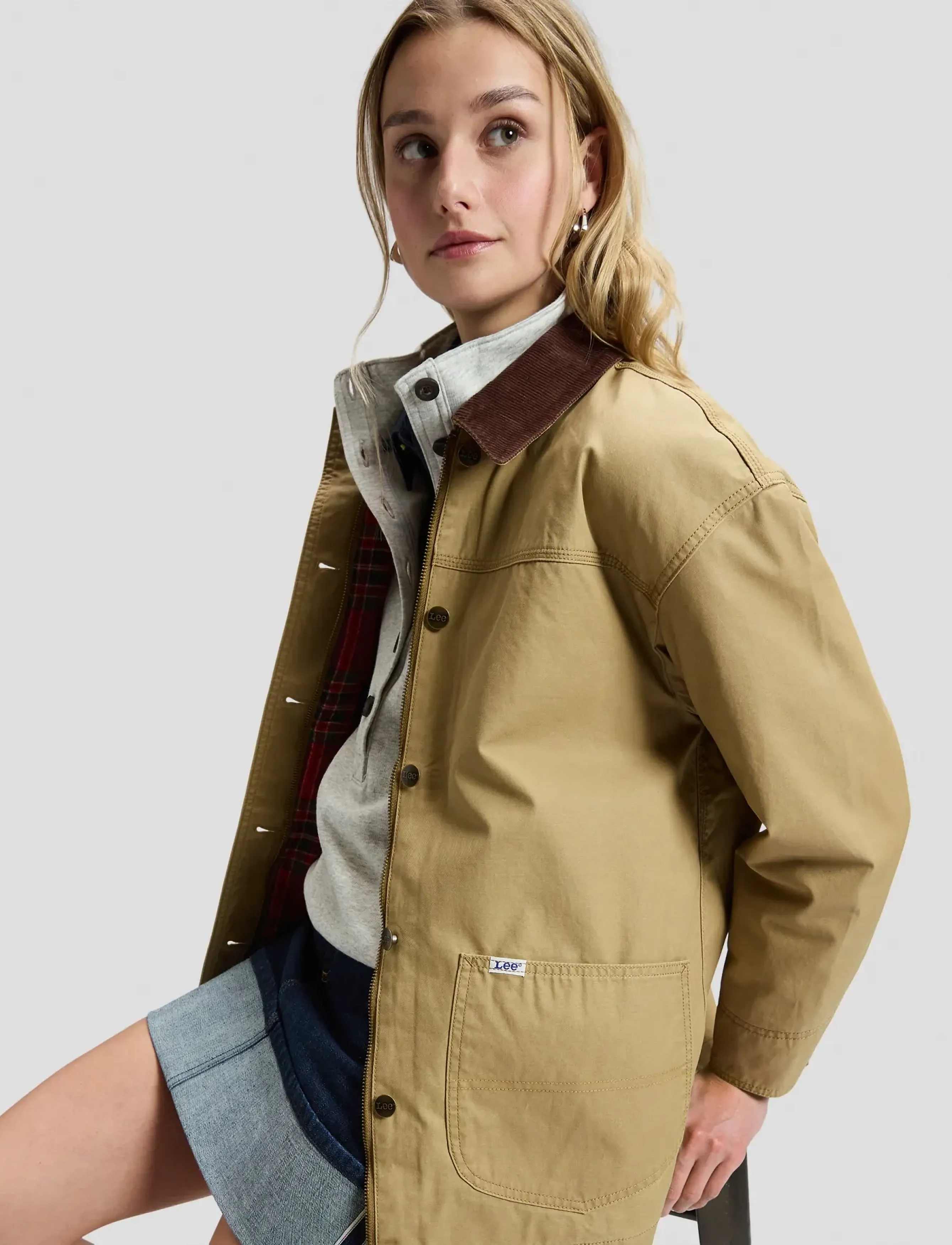 Lee Jeans Chore Field Jacket jackor dam – bild 6