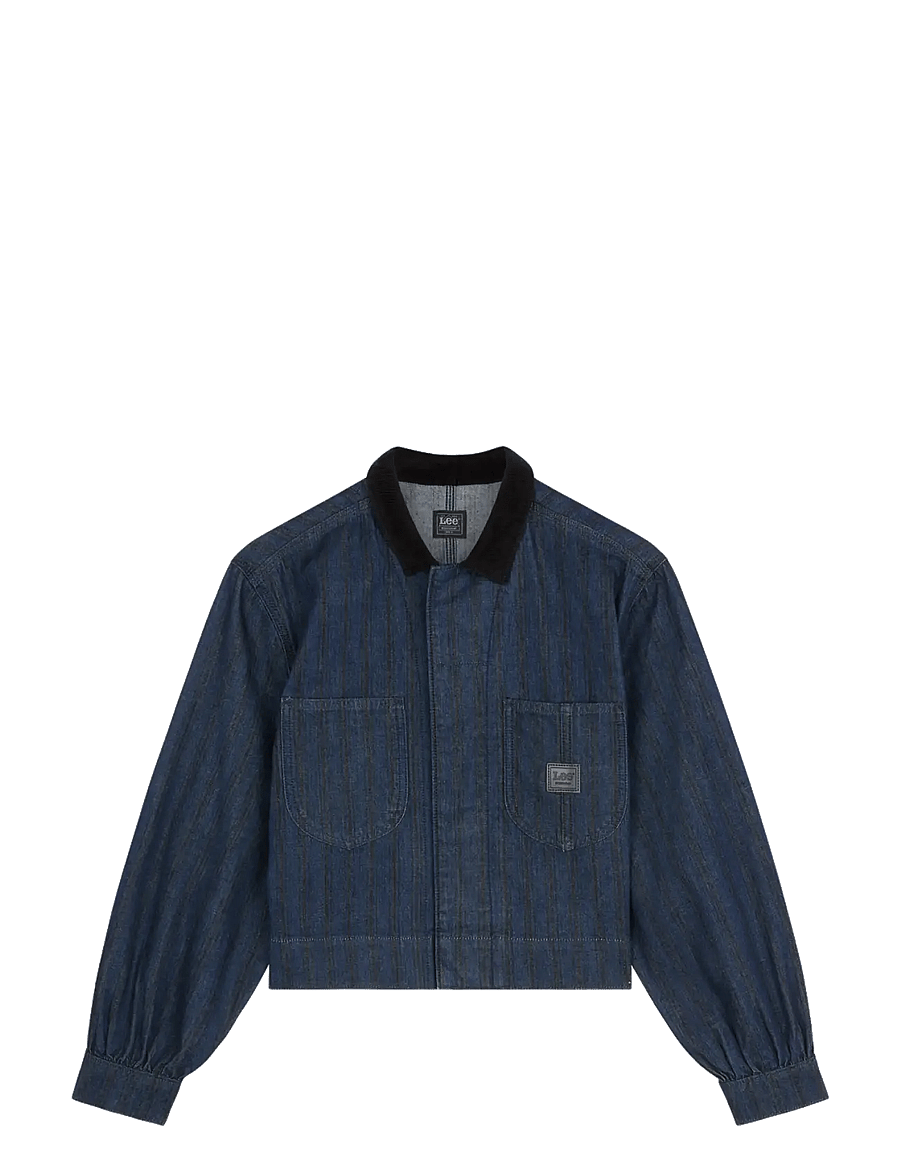 Lee Jeans - CROPPED CHORE JACKET - hickory rinse - 1