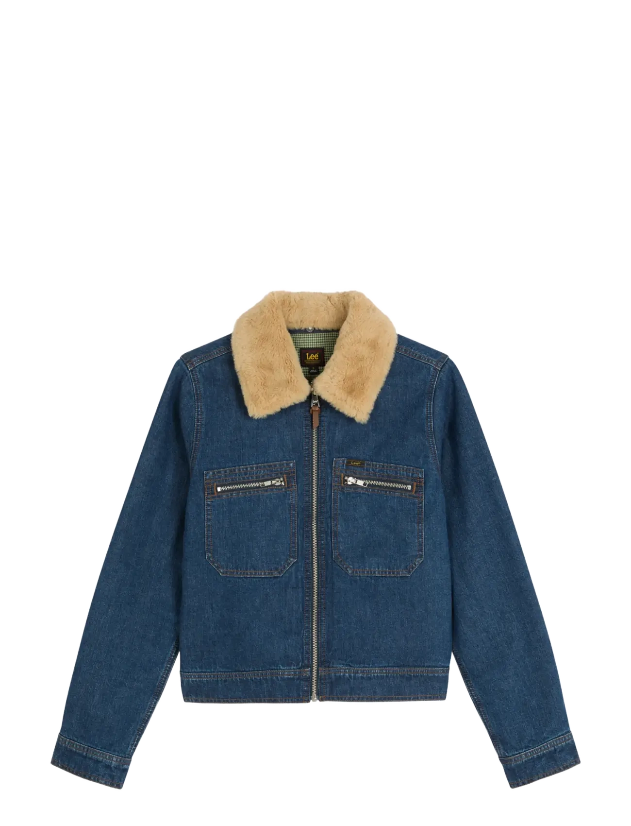 Lee Jeans - ZIP FRONT DENIM JACKET - vårjackor - laugh riot - 1
