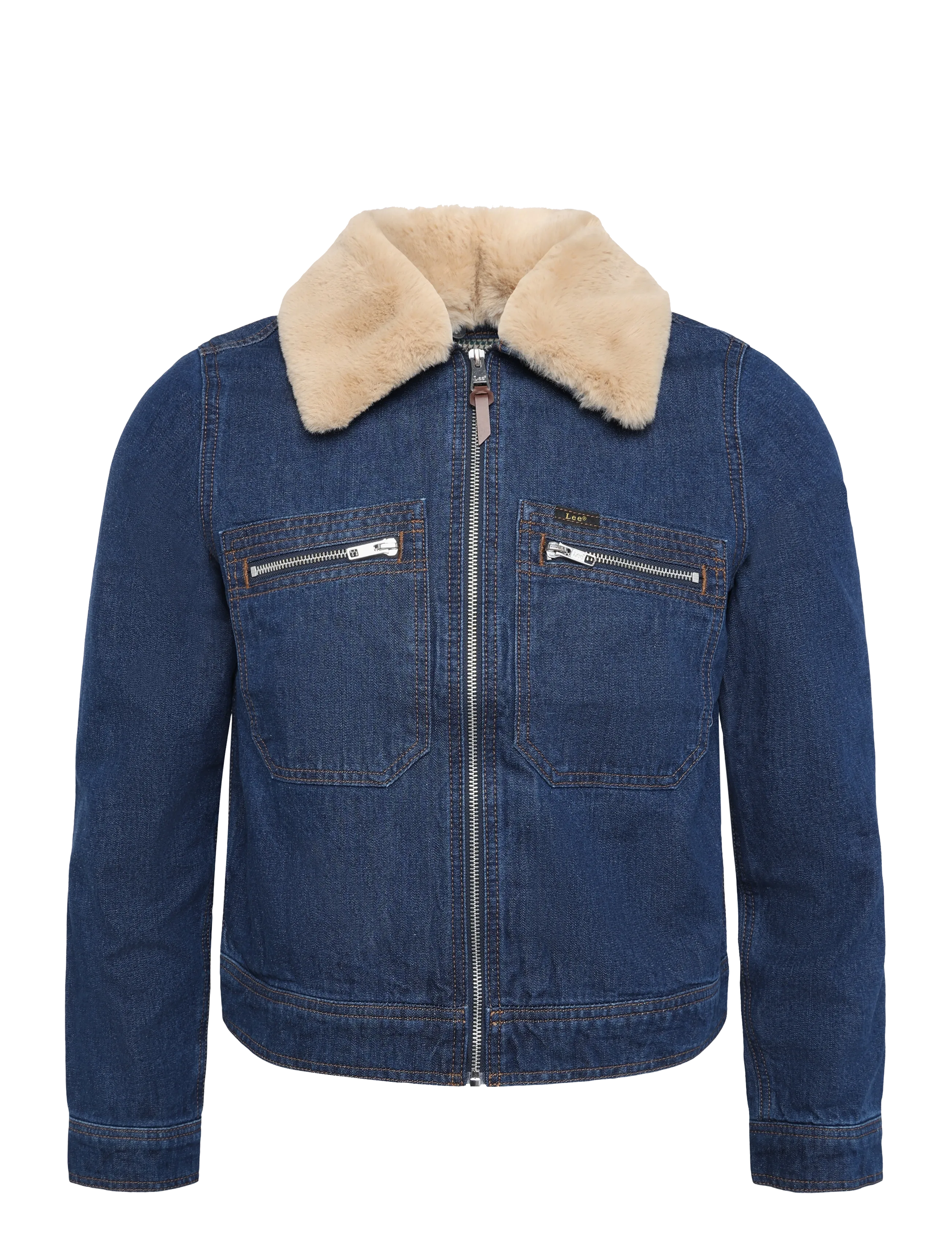 Lee Jeans - ZIP FRONT DENIM JACKET - teksatagid - laugh riot - 1
