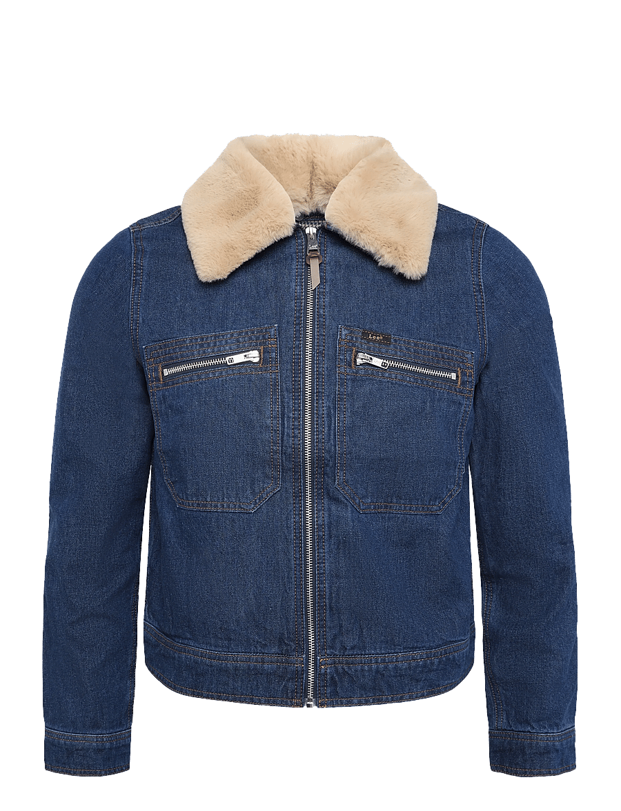Lee Jeans - ZIP FRONT DENIM JACKET - teksatagid - laugh riot - 1