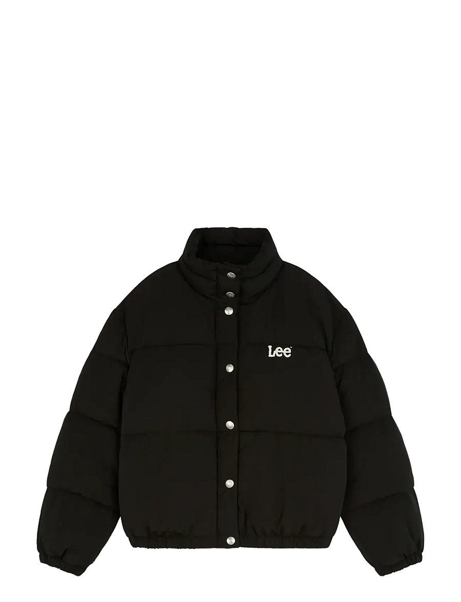 Lee Jeans - SHORT PUFFER JACKET - frühlingsjacken - black - 1