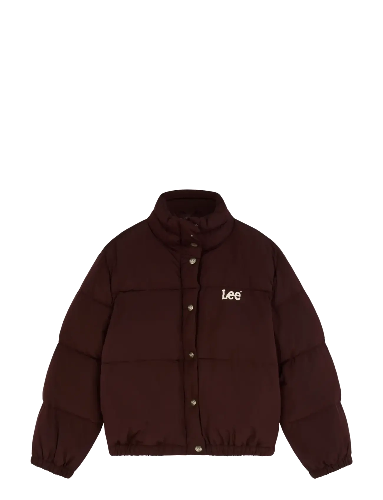 Lee Jeans - SHORT PUFFER JACKET - spring jackets - velvet beet - 1