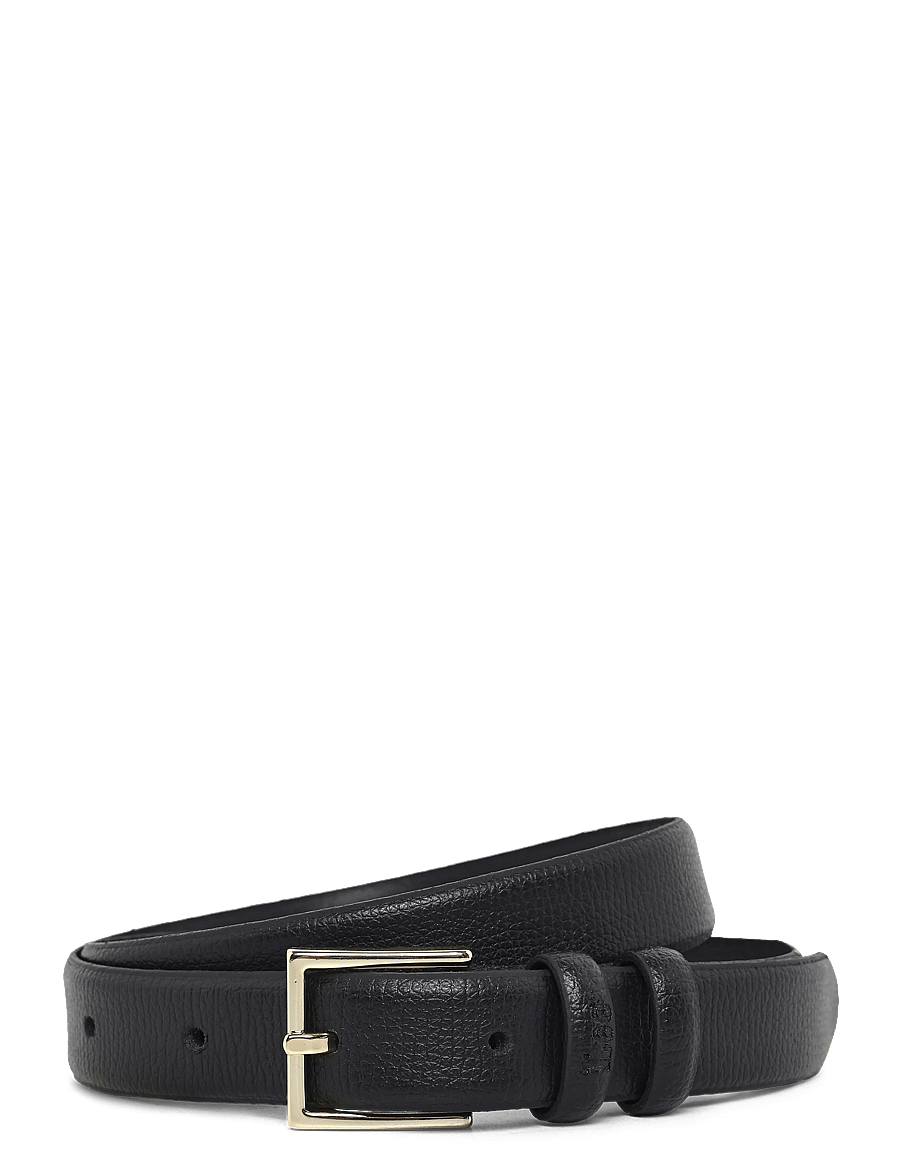 Lee Jeans - LEATHER BELT - ledergürtel - black - 1