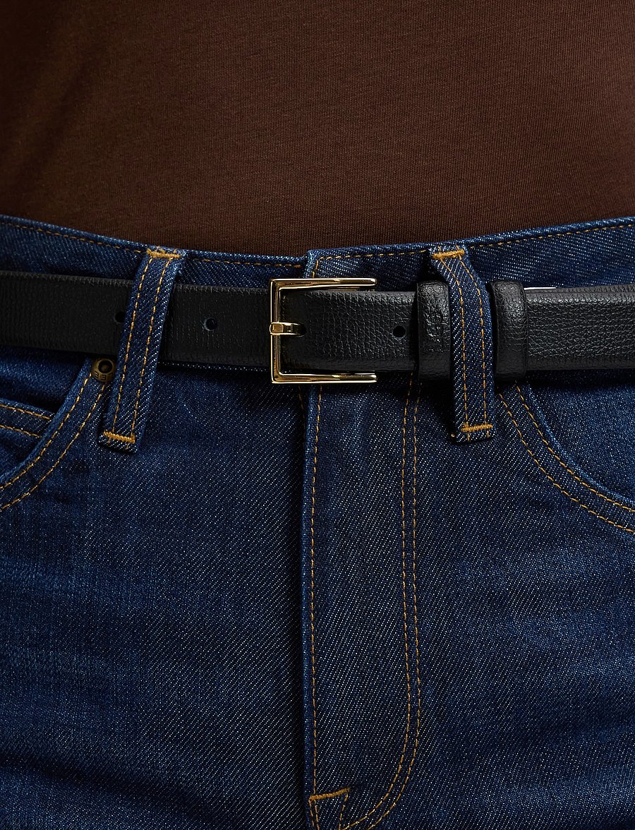 Lee Jeans - LEATHER BELT - black - 2
