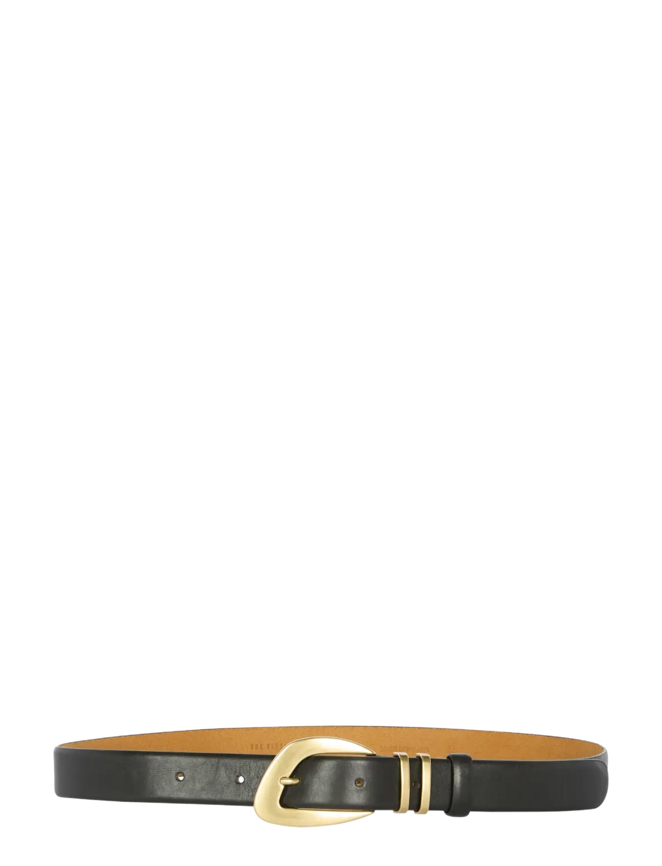 Lee Jeans - BIG BUCKLE BELT - läderskärp - black - 1