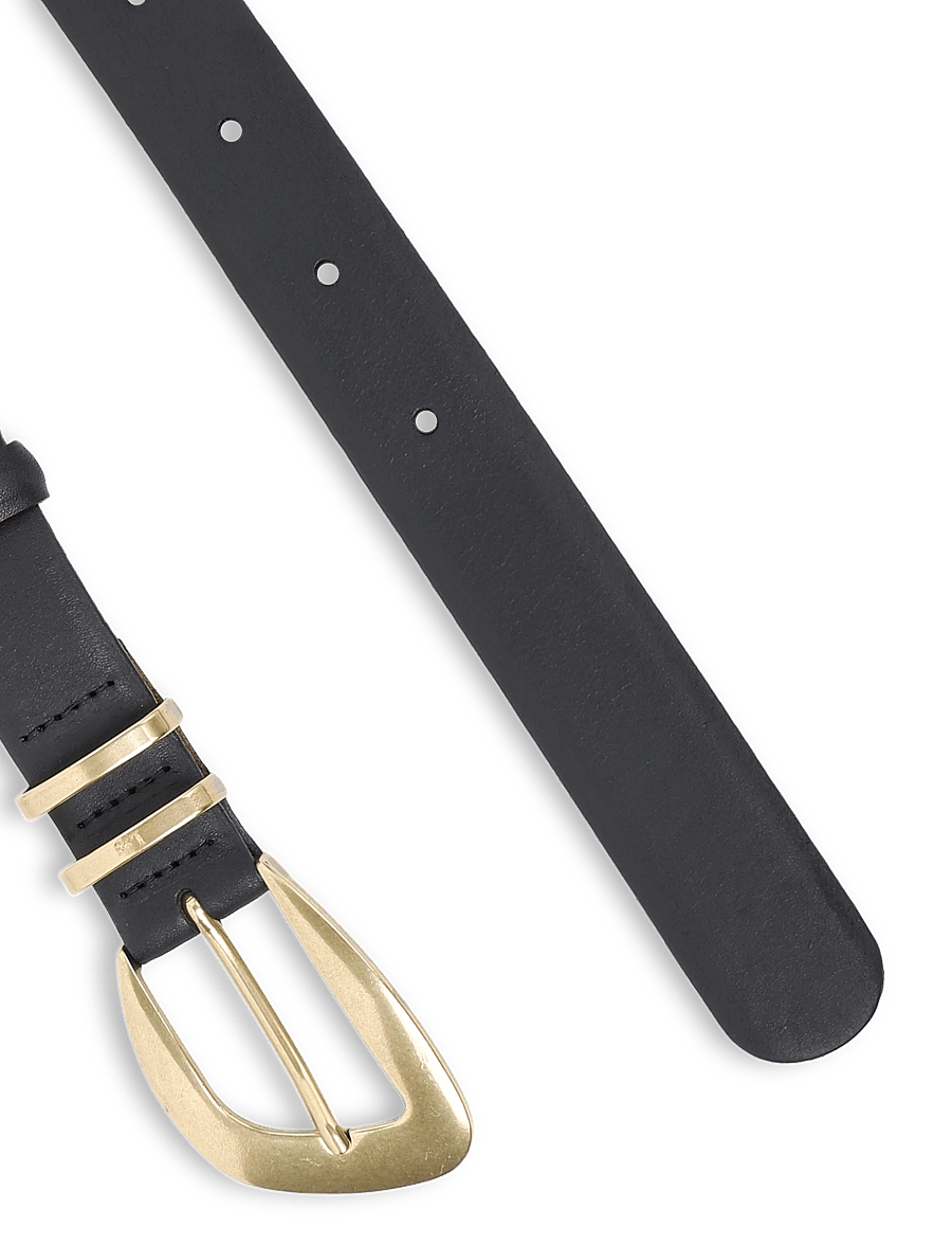 Lee Jeans - BIG BUCKLE BELT - nahkrihmad - black - 2
