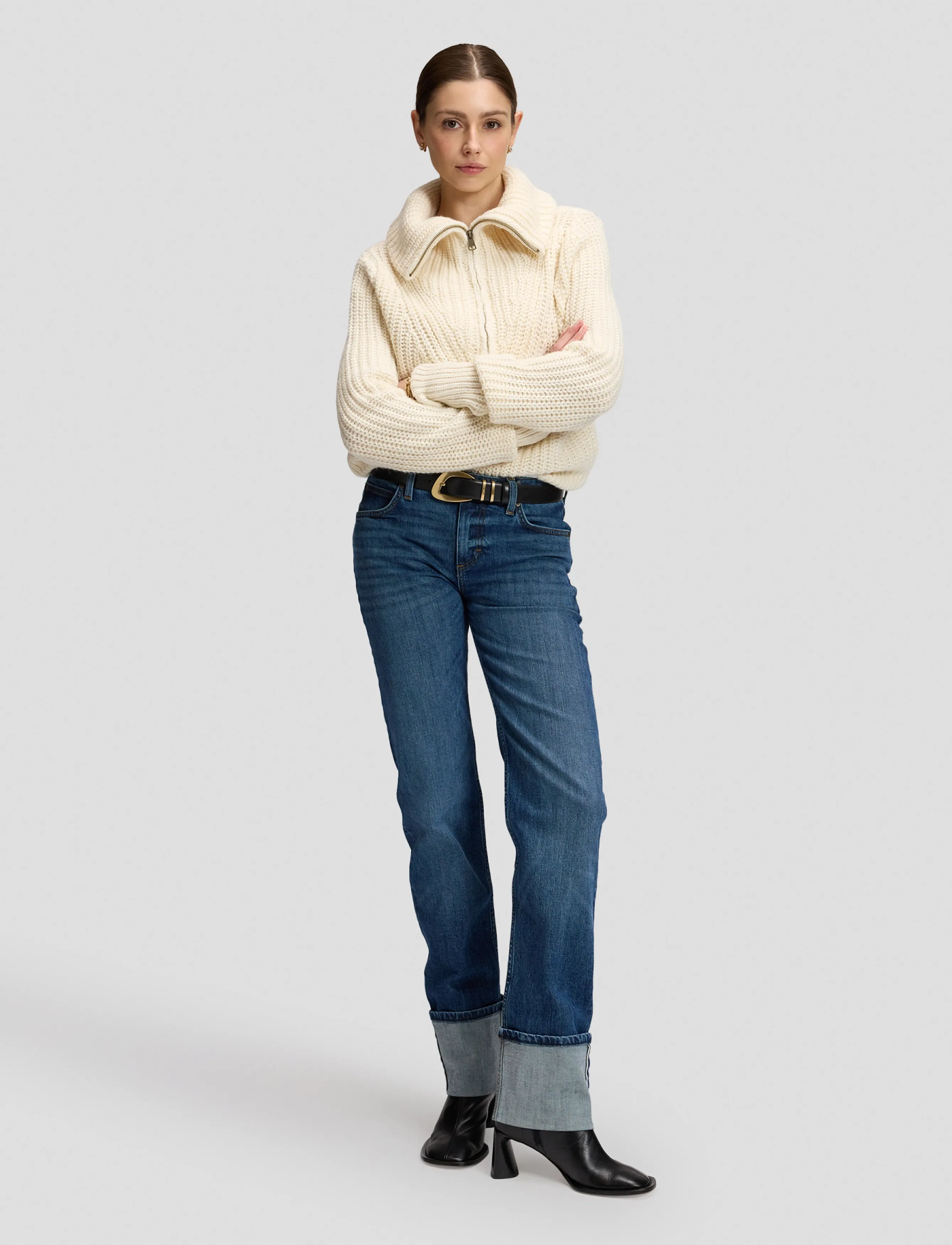 Lee Jeans - BIG BUCKLE BELT - läderskärp - black - 3