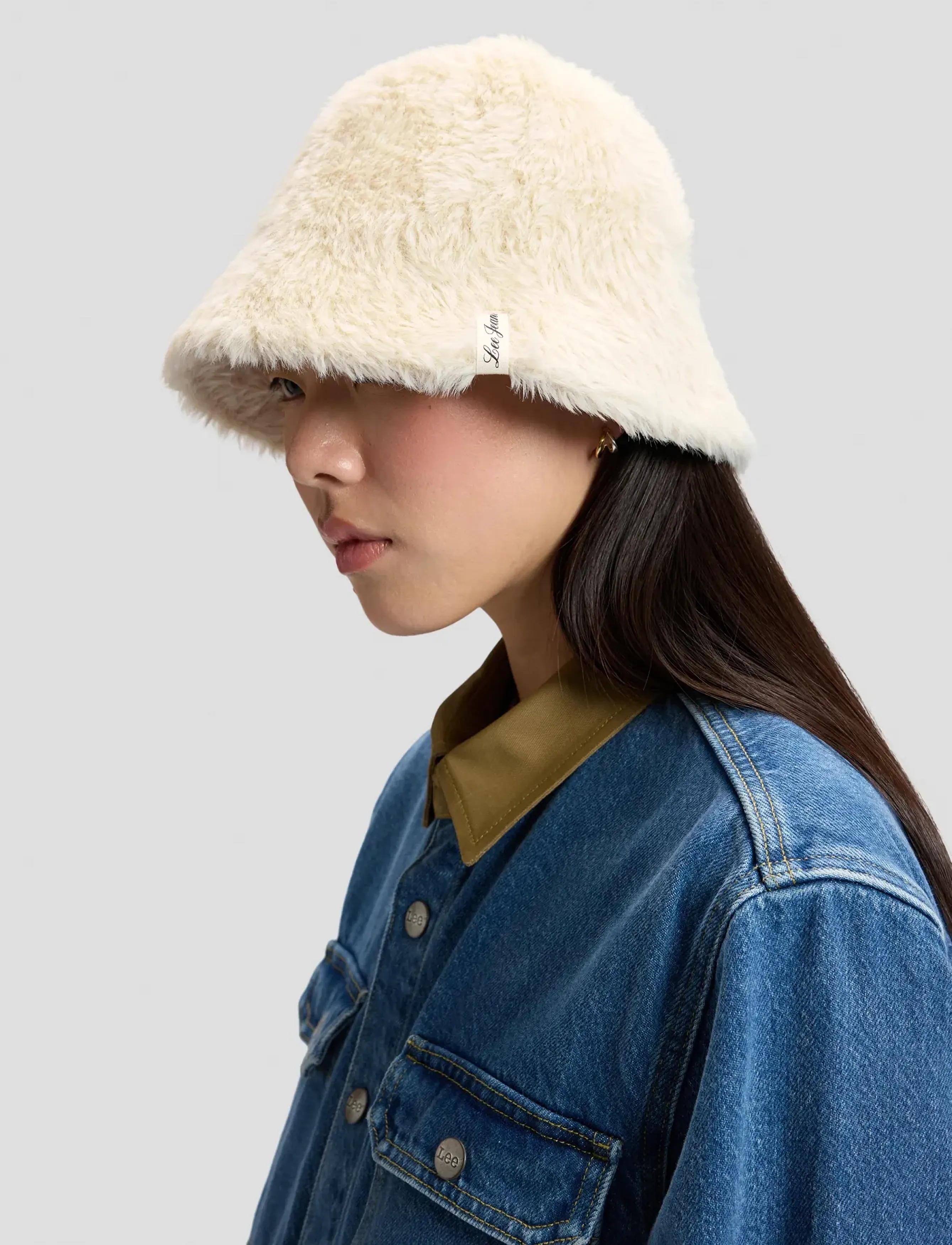 Lee Jeans Winter Hat, One Size x 00, Headwear, Creme - Bucket Hats, Frauen