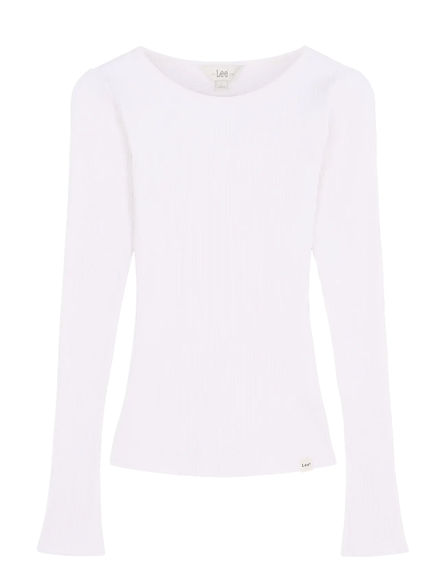 Lee Jeans - SLIT SLEEVE RIB TEE - pullover - ecru - 1