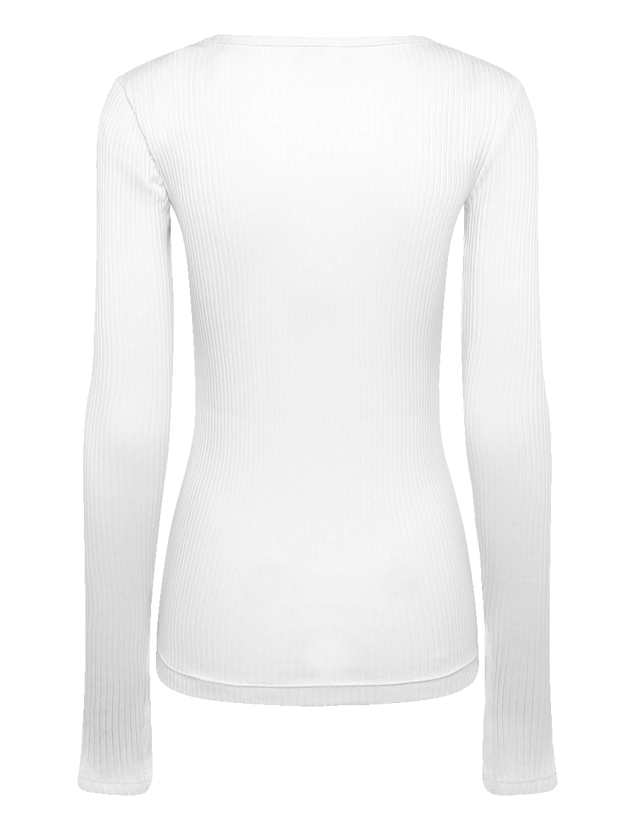 Lee Jeans - SLIT SLEEVE RIB TEE - striktrøjer - ecru - 2