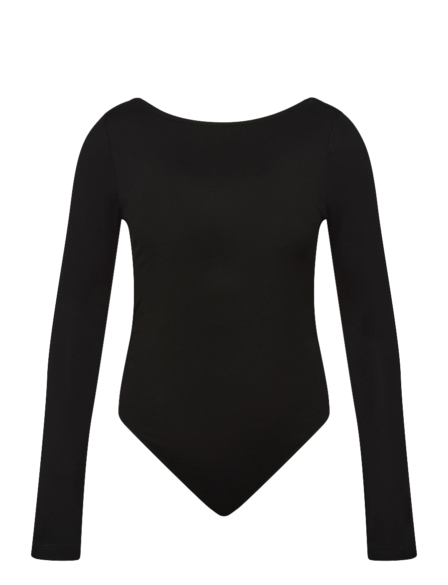 Lee Jeans - OPEN BACK BODYSUIT - glaustinukės - black - 1