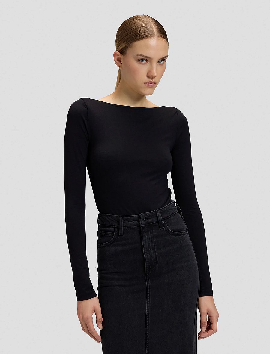 Lee Jeans - OPEN BACK BODYSUIT - black - 0