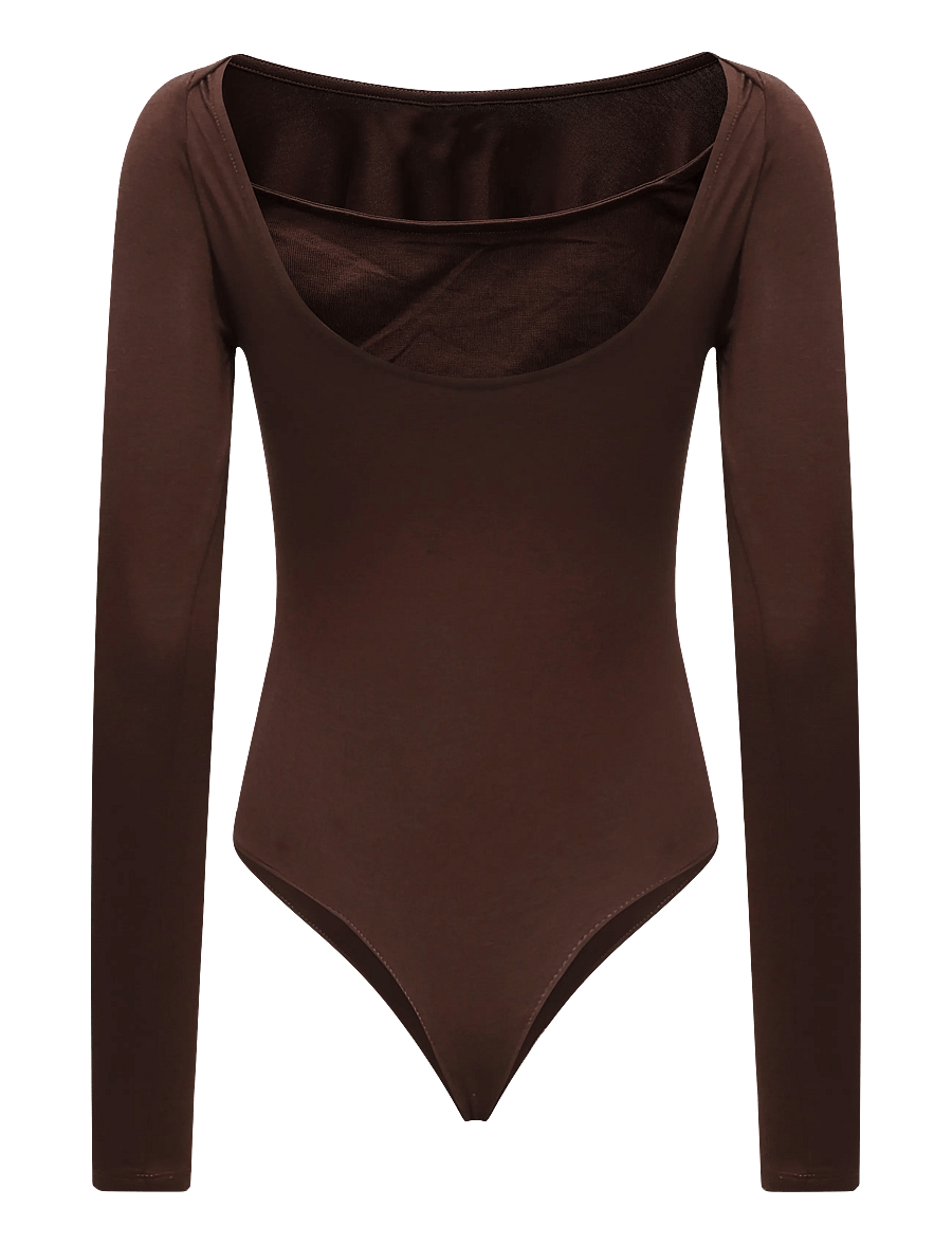 Lee Jeans - OPEN BACK BODYSUIT - bodies - shaved chocolate - 2
