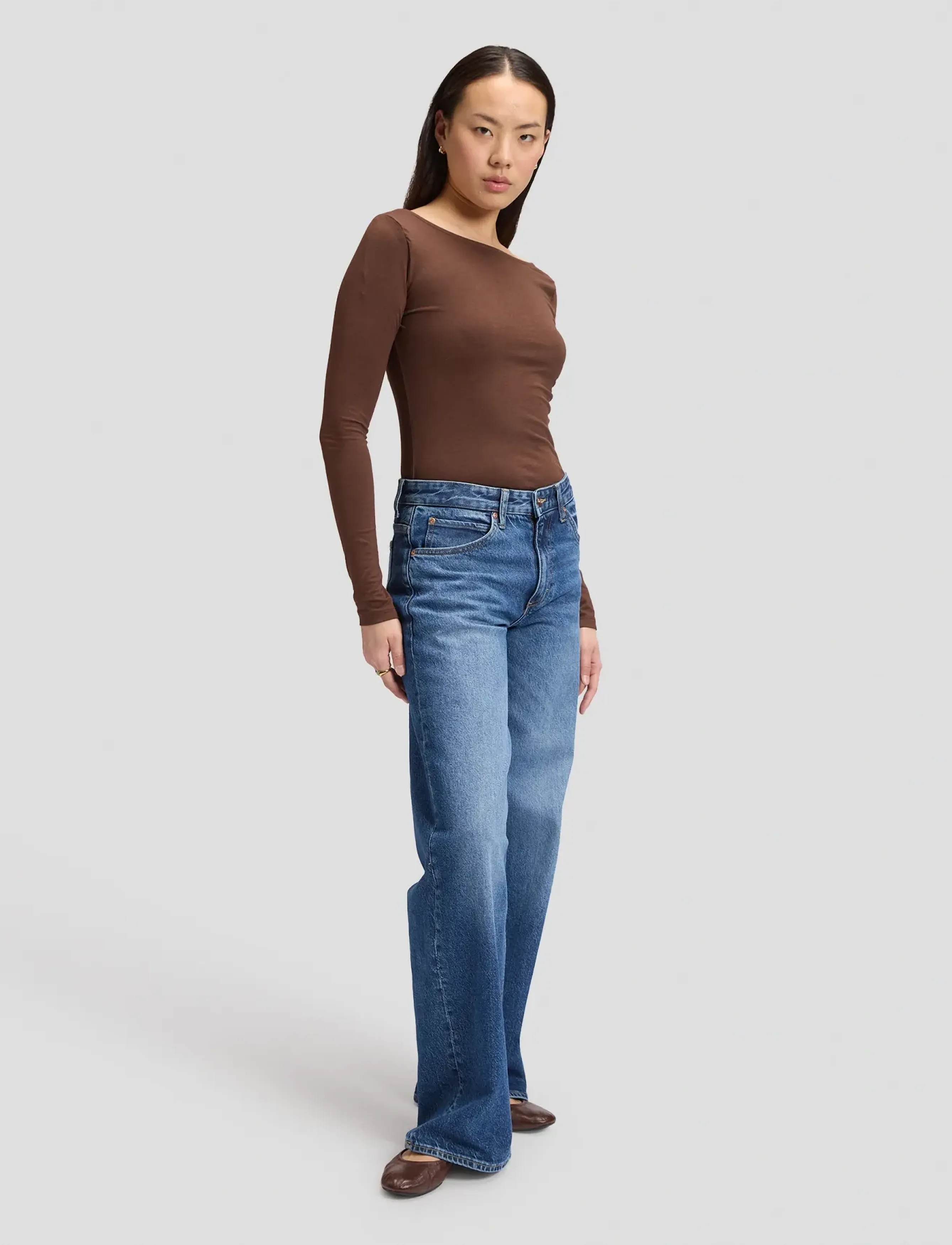 Lee Jeans - OPEN BACK BODYSUIT - bodies - shaved chocolate - 3