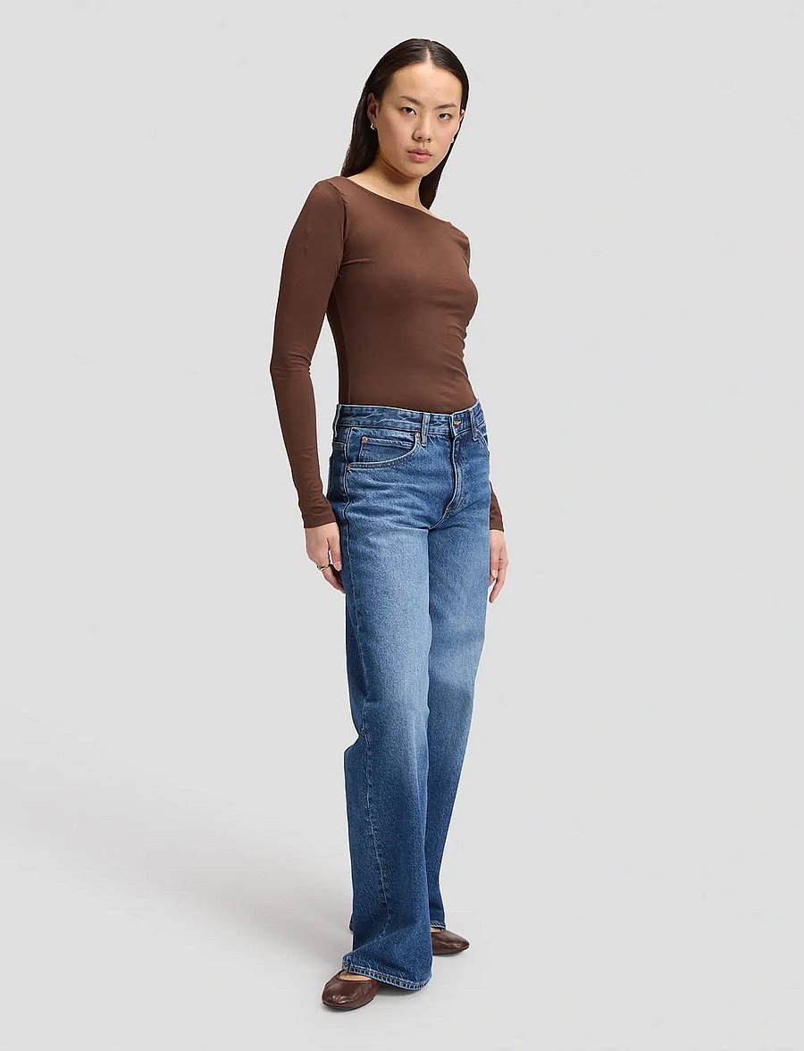 Lee Jeans - OPEN BACK BODYSUIT - bodies - shaved chocolate - 3
