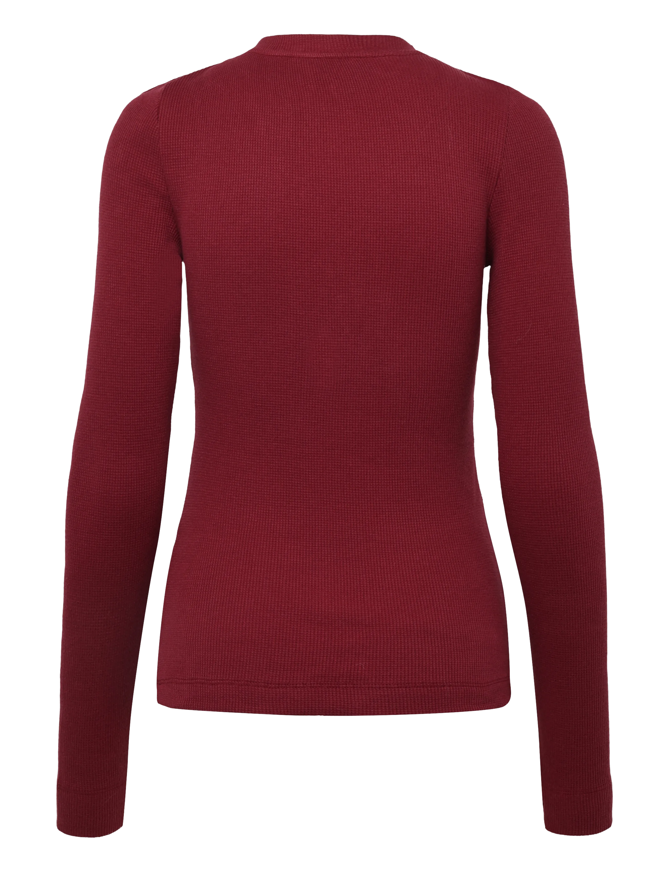 Lee Jeans - LS WAFFLE HENLEY - stickade tröjor - tibetan red - 2