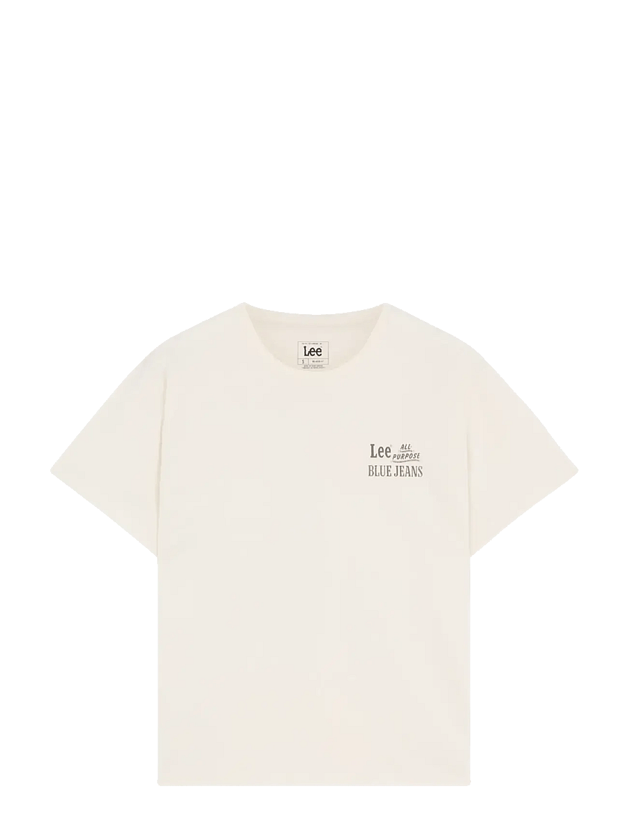 Lee Jeans - BLUE JEANS TEE - t-shirts - ecru - 1